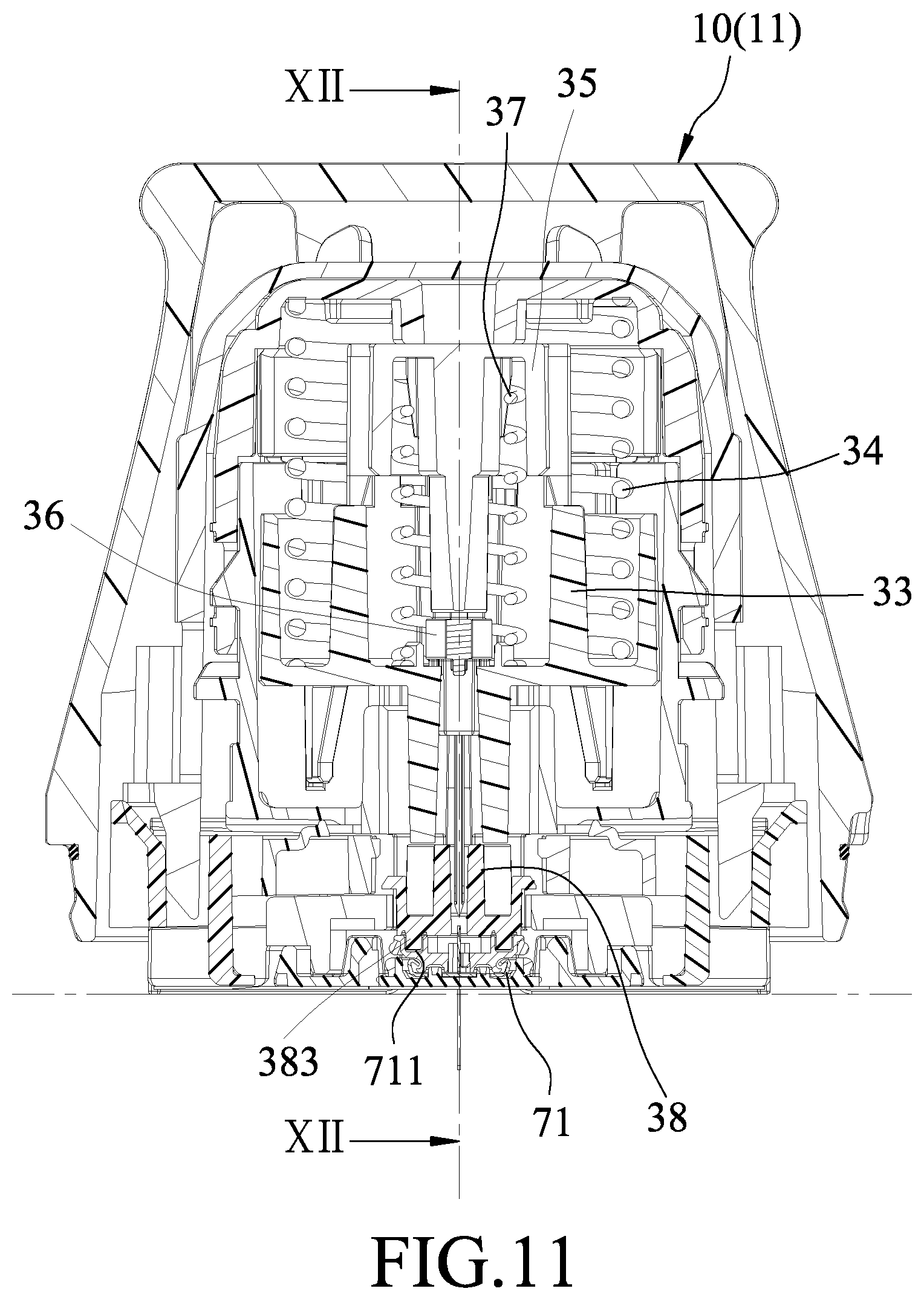 Patent US12303669 Figure 11 – Insertion device for a biosensor and insertion method thereof