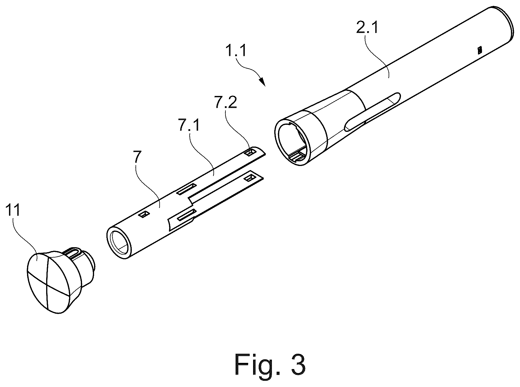 Patent US12303672 Figure 3 – Drug delivery device with feedback mechanism