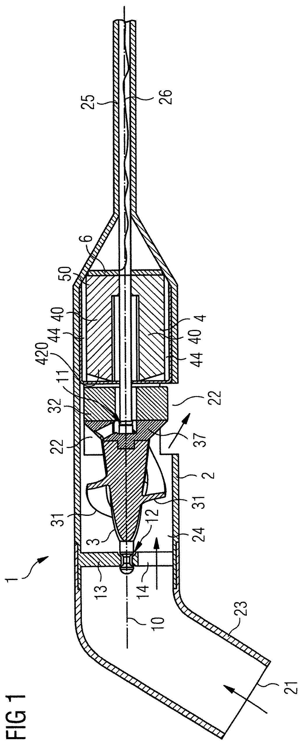Patent US12303678 — Blood pump — Figure 1