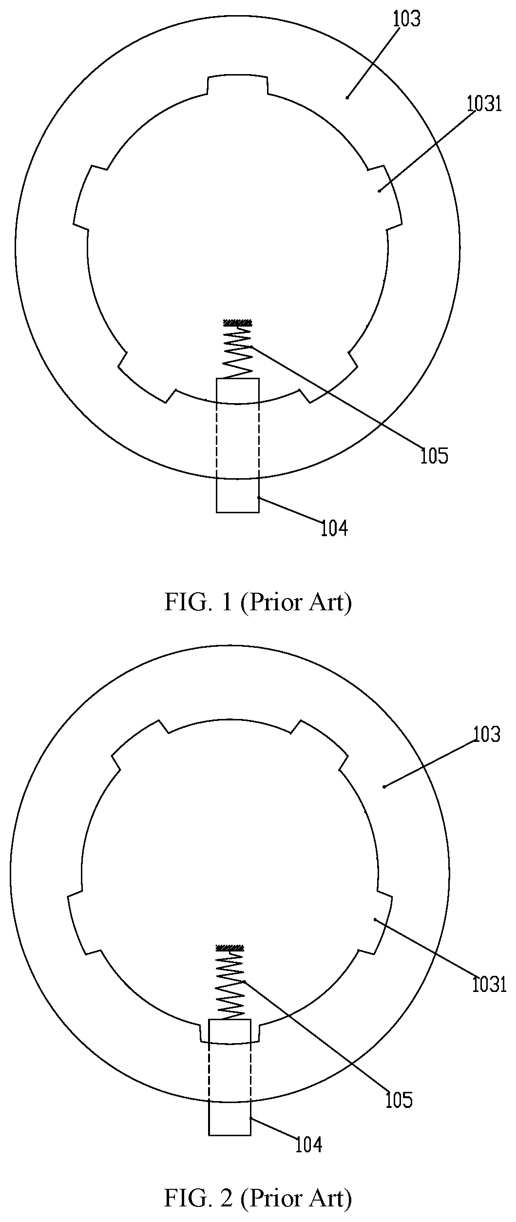 Patent US12303735 — Internal toothed mechanism for weight-adjustable safety dumbbell — Figure 1