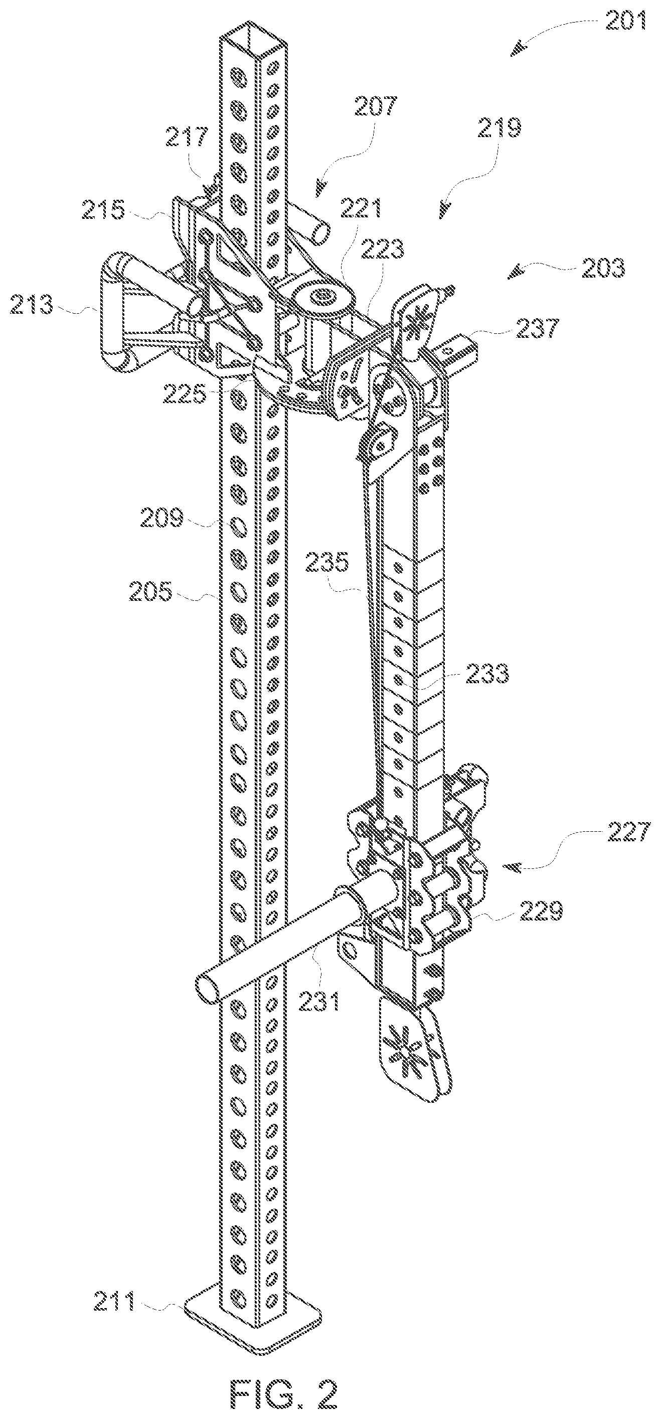 Patent US12303739 Figure 2 – Exercise machine system and method of use
