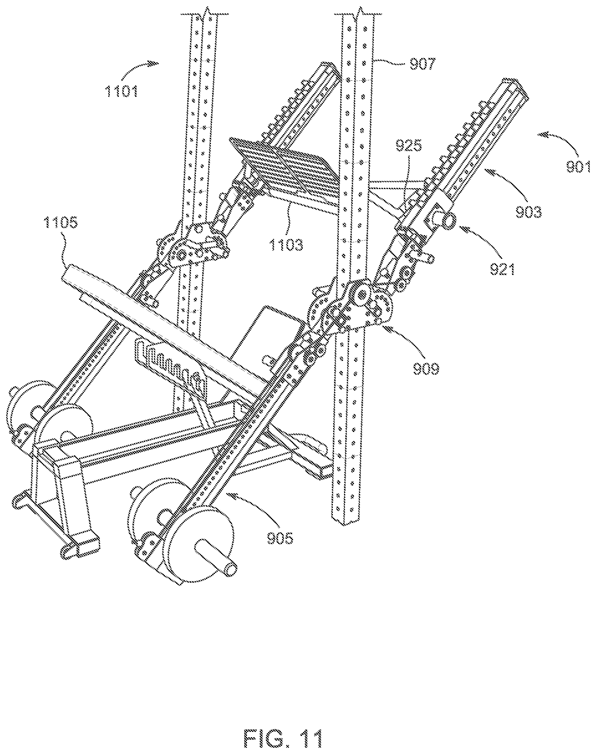 Patent US12303739 Figure 11 – Exercise machine system and method of use