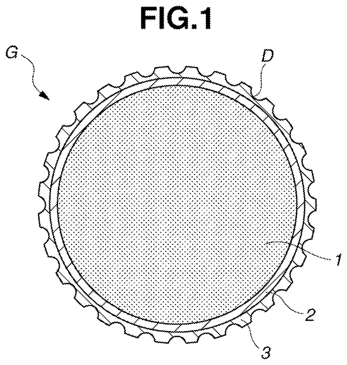 Patent US12303745 — Multi-piece solid golf ball — Figure 1