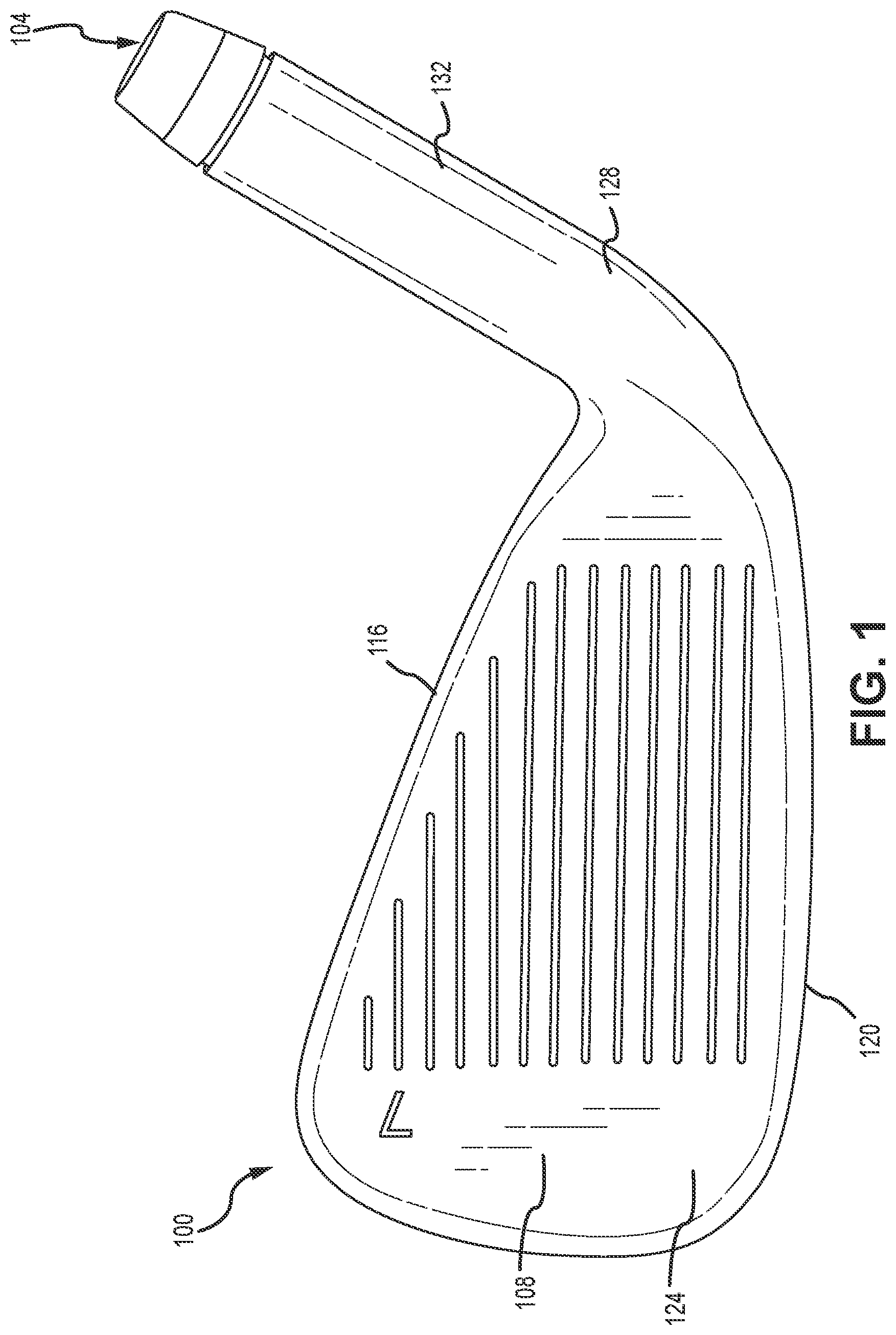 Patent US12303748 — Golf club heads with golf coupling mechanisms — Figure 1