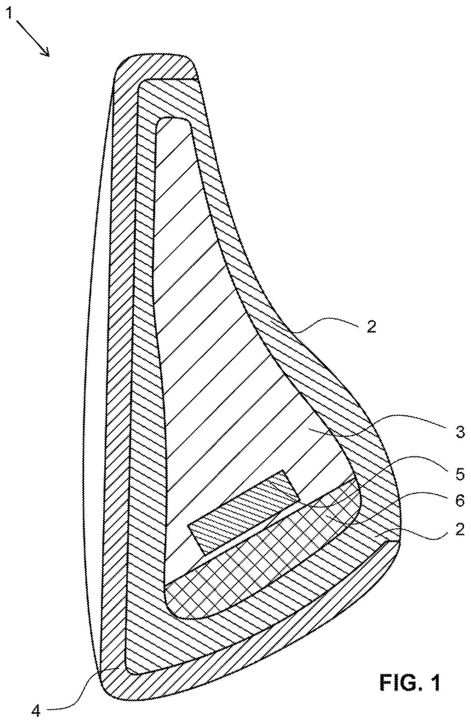 Patent US12303749 — Golf club head and golf club — Figure 1