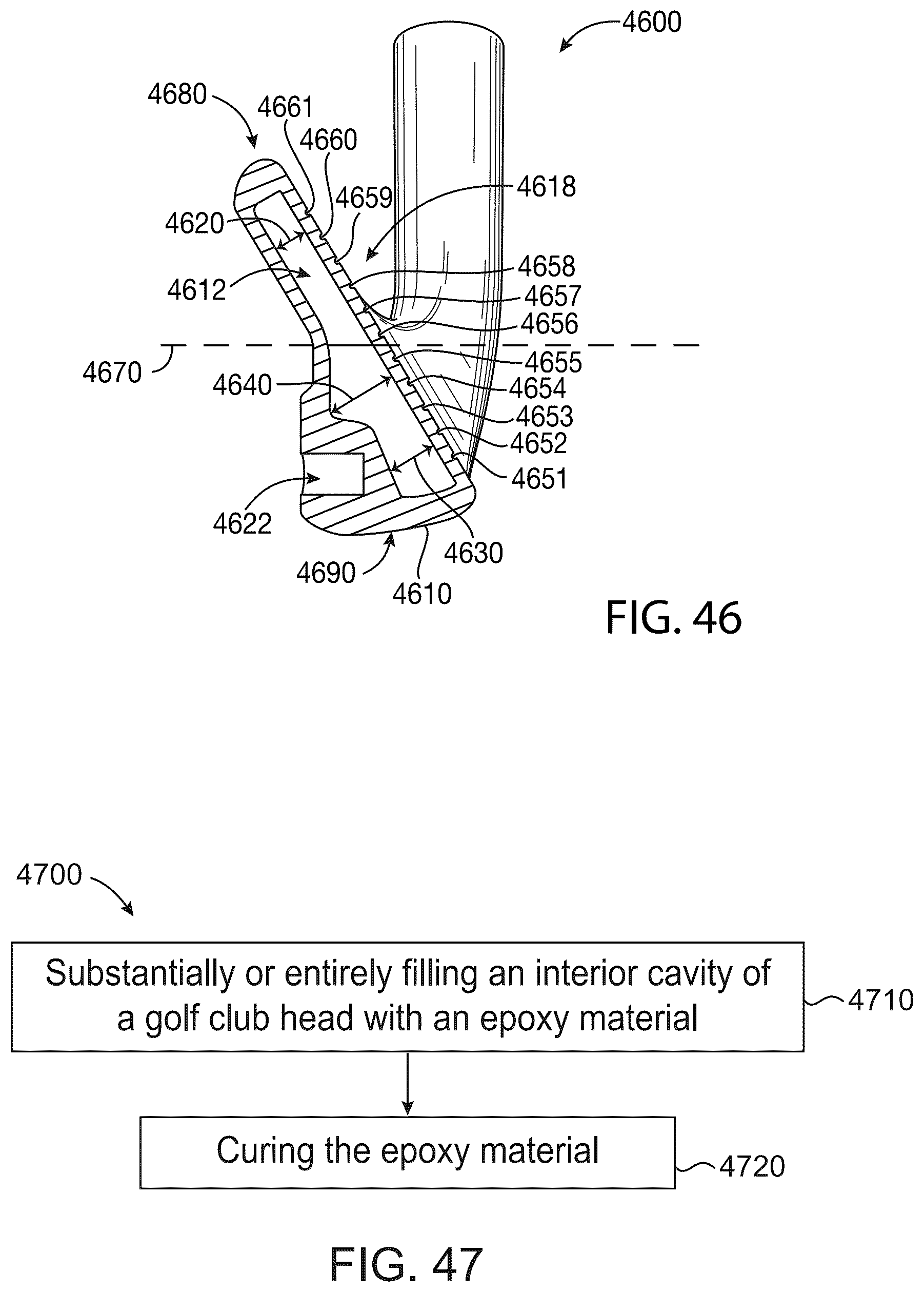 Patent US12303751 Figure 18 – Golf club heads and methods to manufacture golf club heads