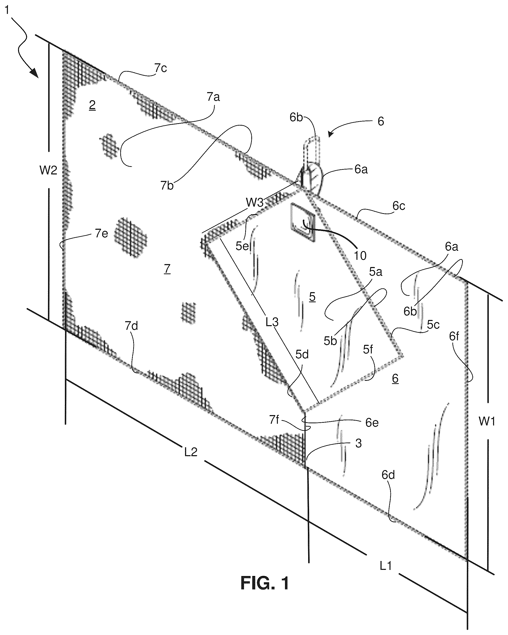Patent US12303755 — Golf towel systems and methods — Figure 1