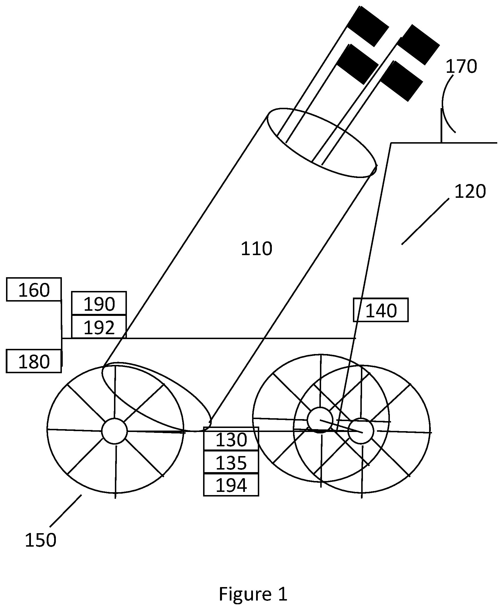 Patent US12303762 — Self propelled golf cart paired to golf ball — Figure 1