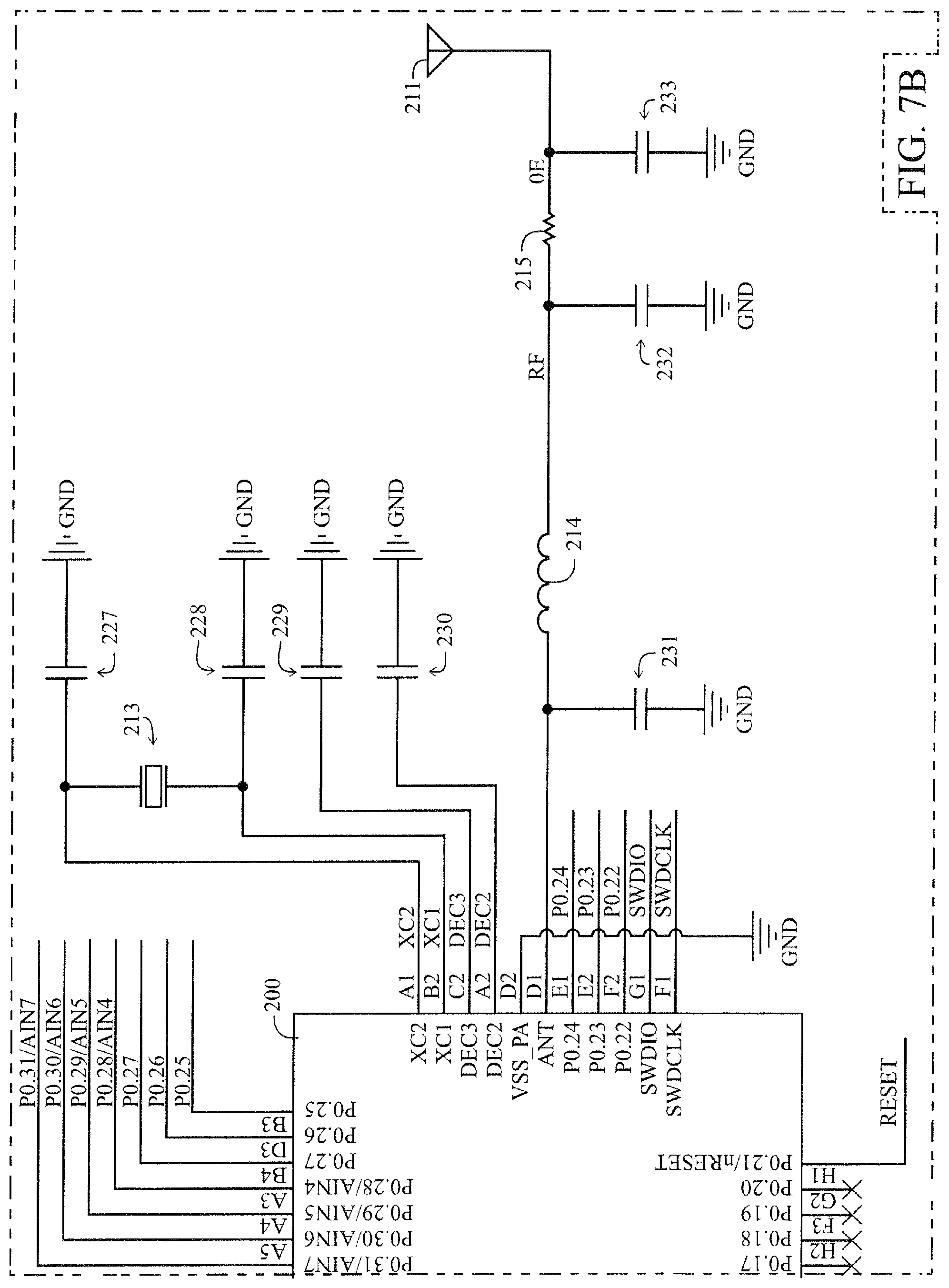 Patent US12303763 Figure 7 – Golf club with electrical components