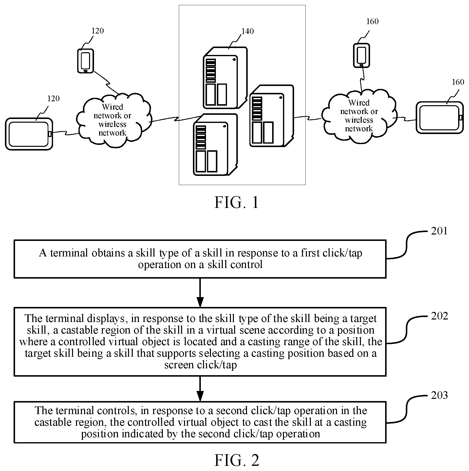 Patent US12303781 — Virtual object control method and apparatus, terminal, and storage medium — Figure 1