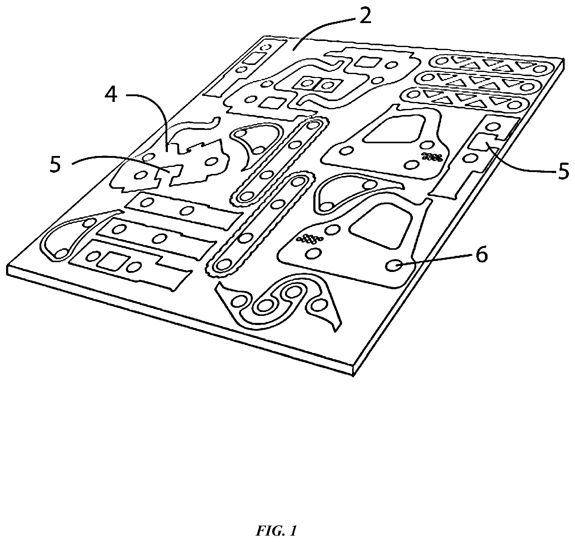 Patent US12303802 — Multilayered model assemblies — Figure 1