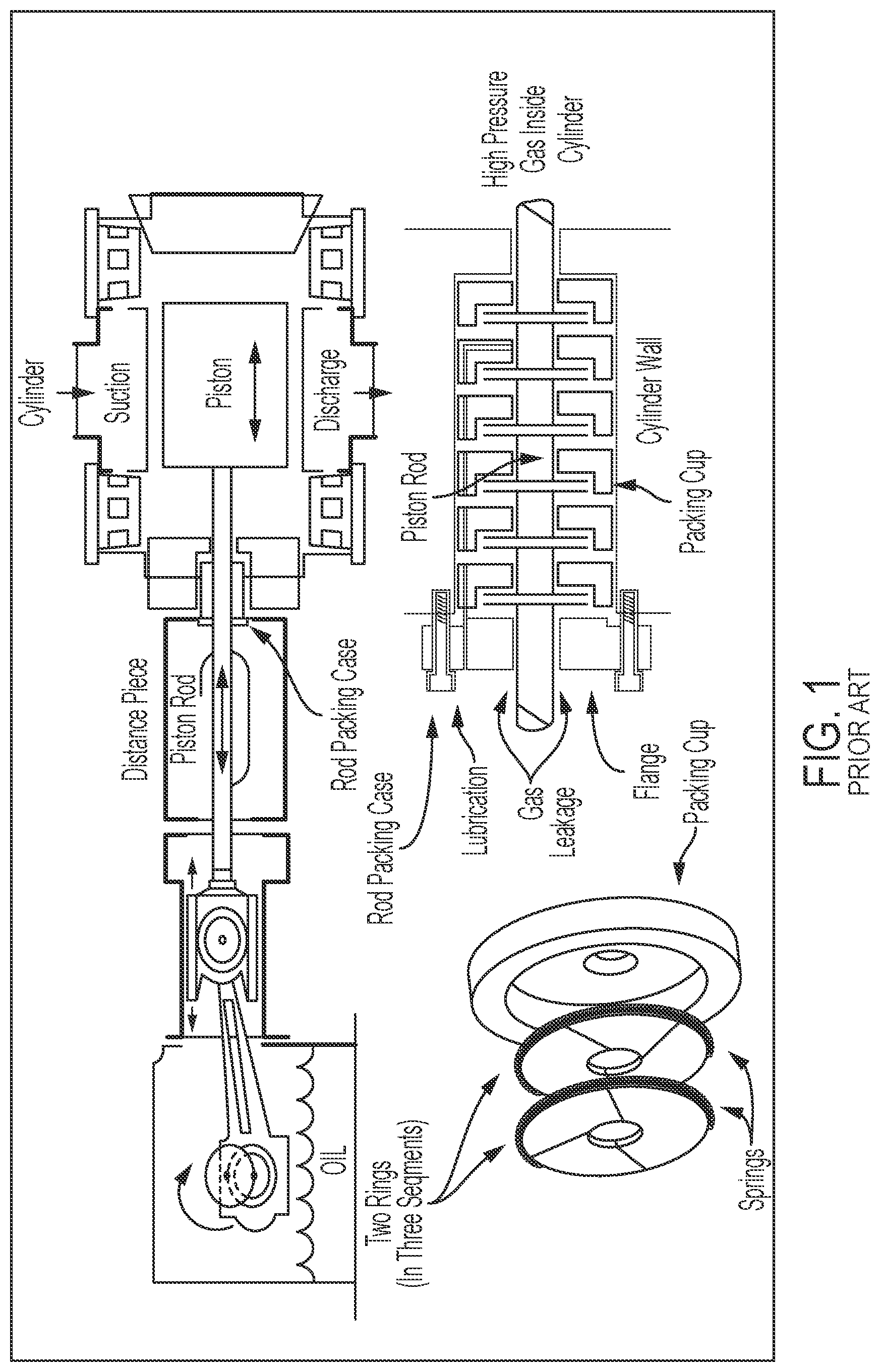 Patent US12303815 — System and process for recovering fugitive gas emissions — Figure 1