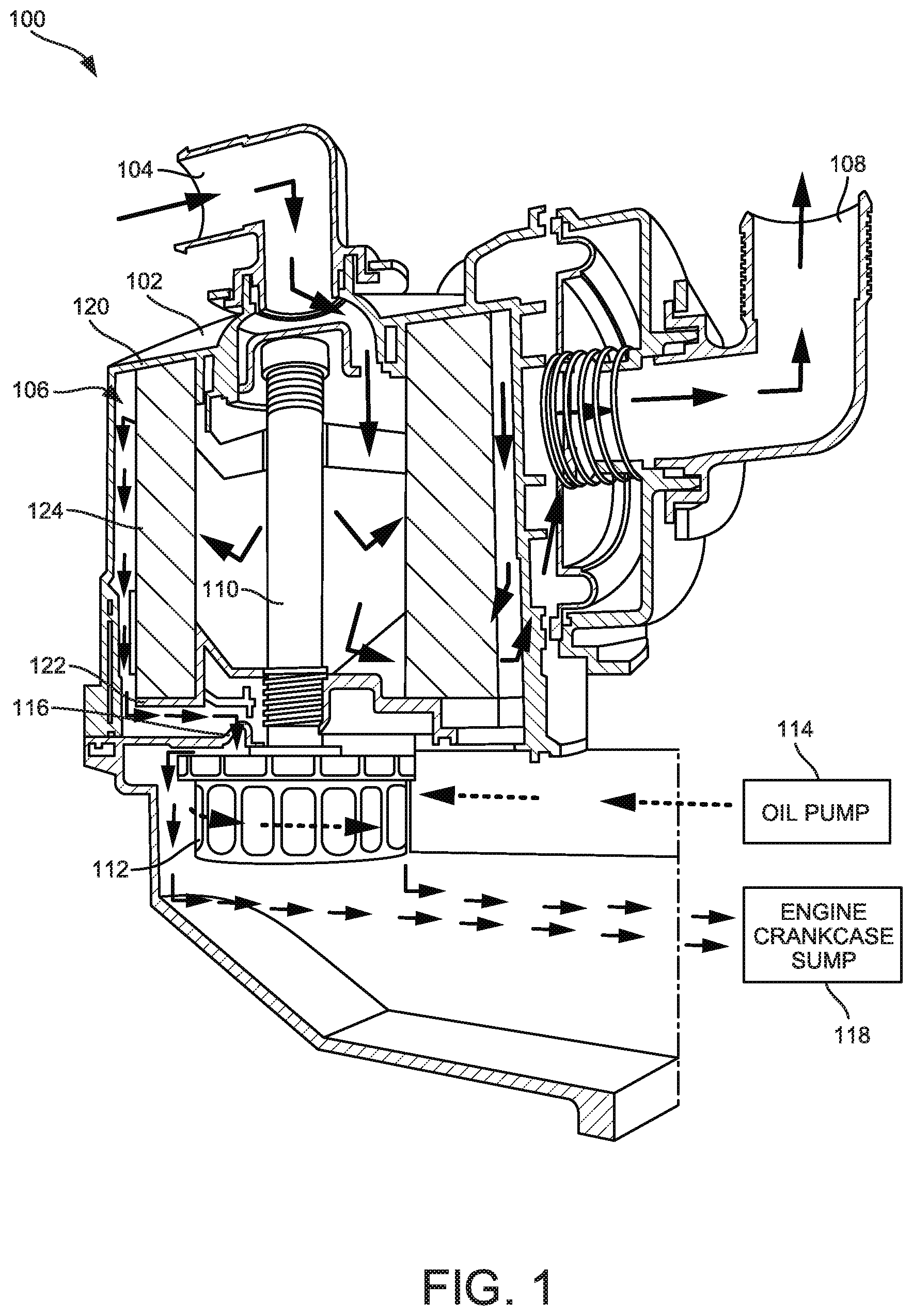Patent US12303816 Figure 1 – Axial flow centrifugal separator