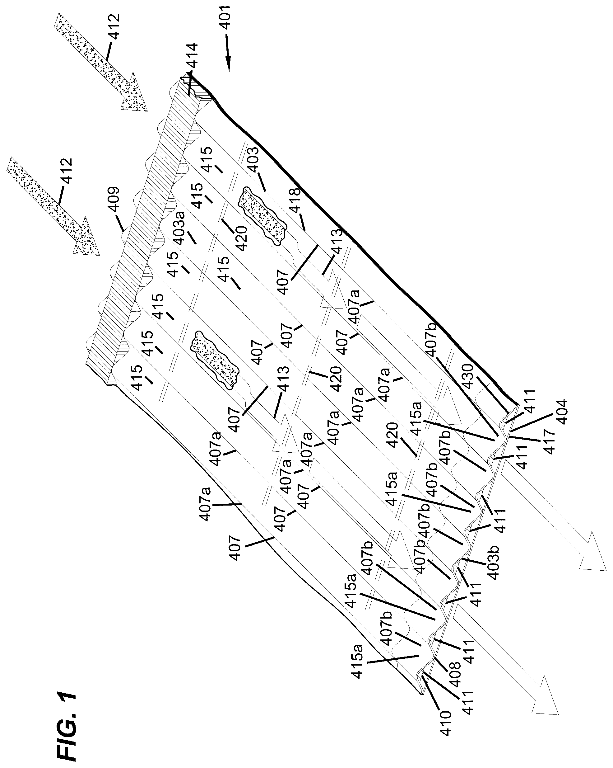 Patent US12303819 — Filter element for filtering a fluid — Figure 1