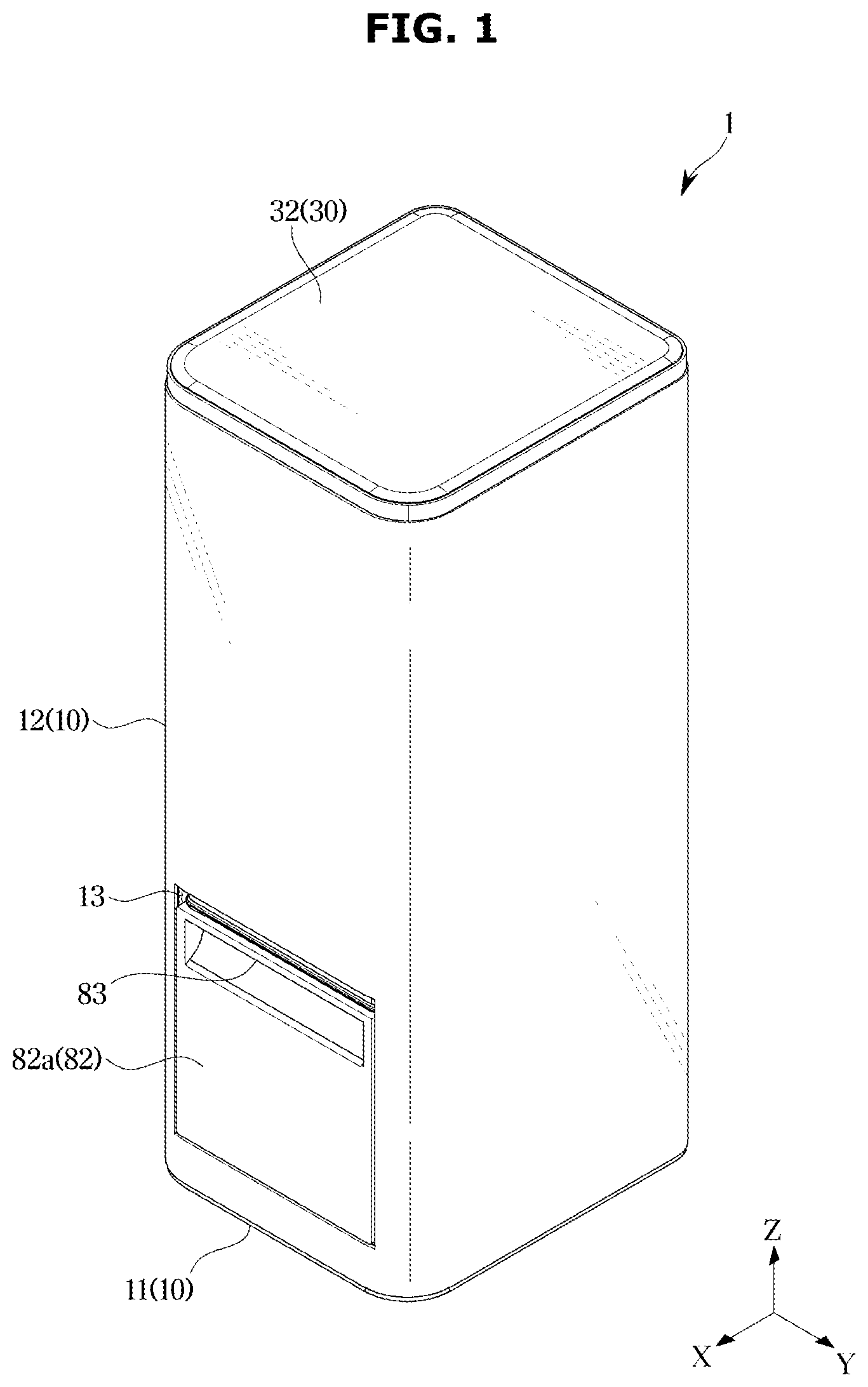 Patent US12303827 — Food waste disposer — Figure 1