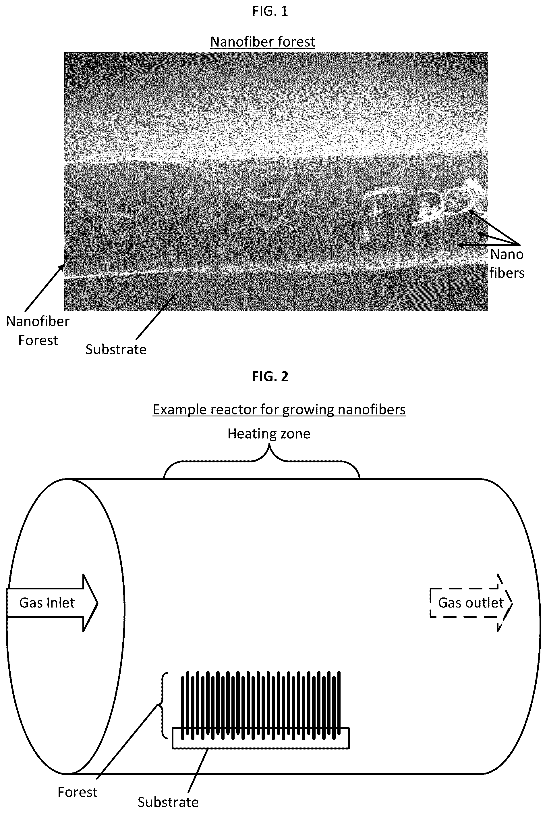 Patent US12303839 — Patterned nanofiber arrays assembled through patterned filtration — Figure 1