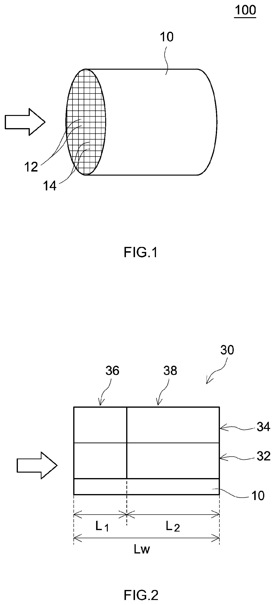 Patent US12303877 — Exhaust gas purification catalyst — Figure 1
