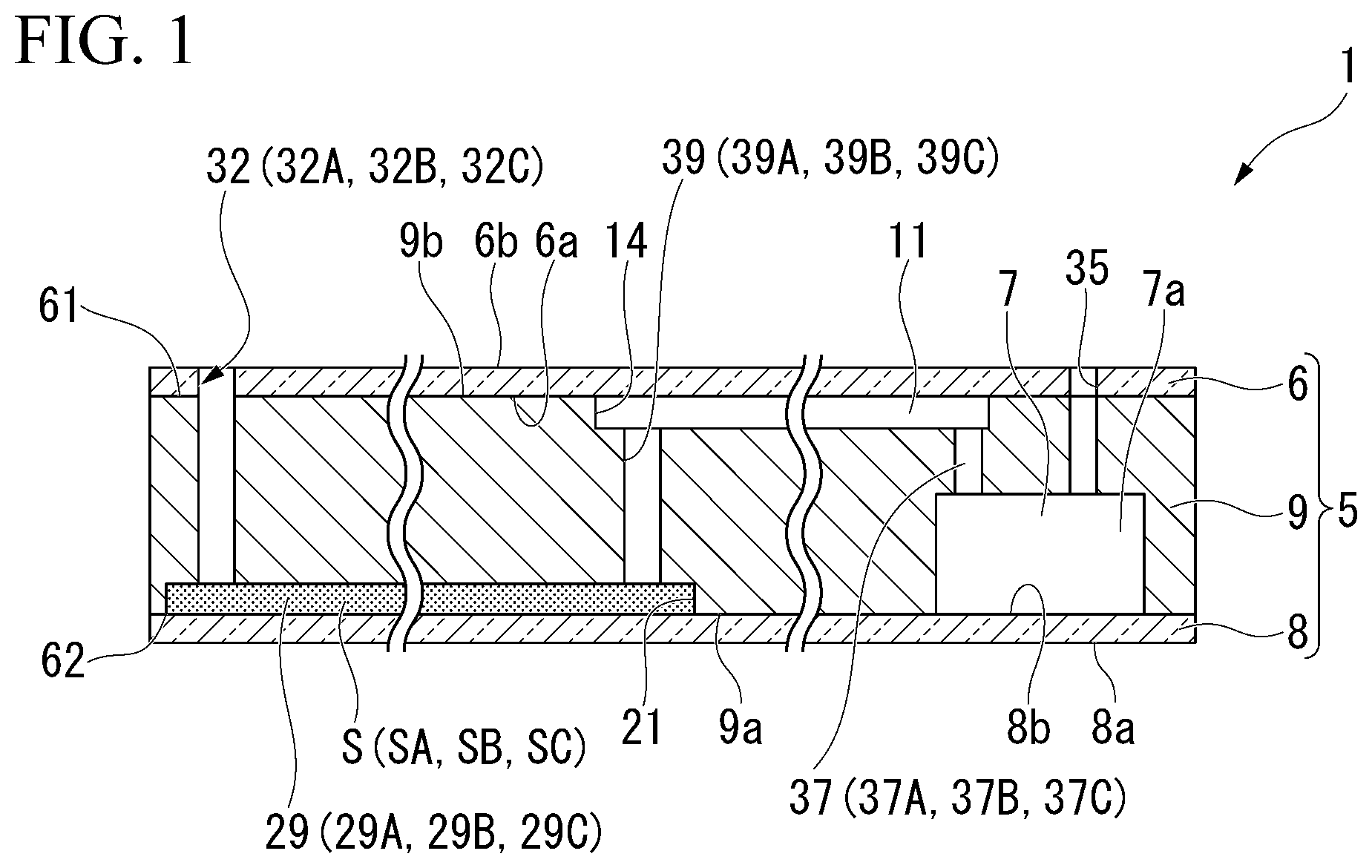 Patent US12303894 — Fluidic device and system — Figure 1