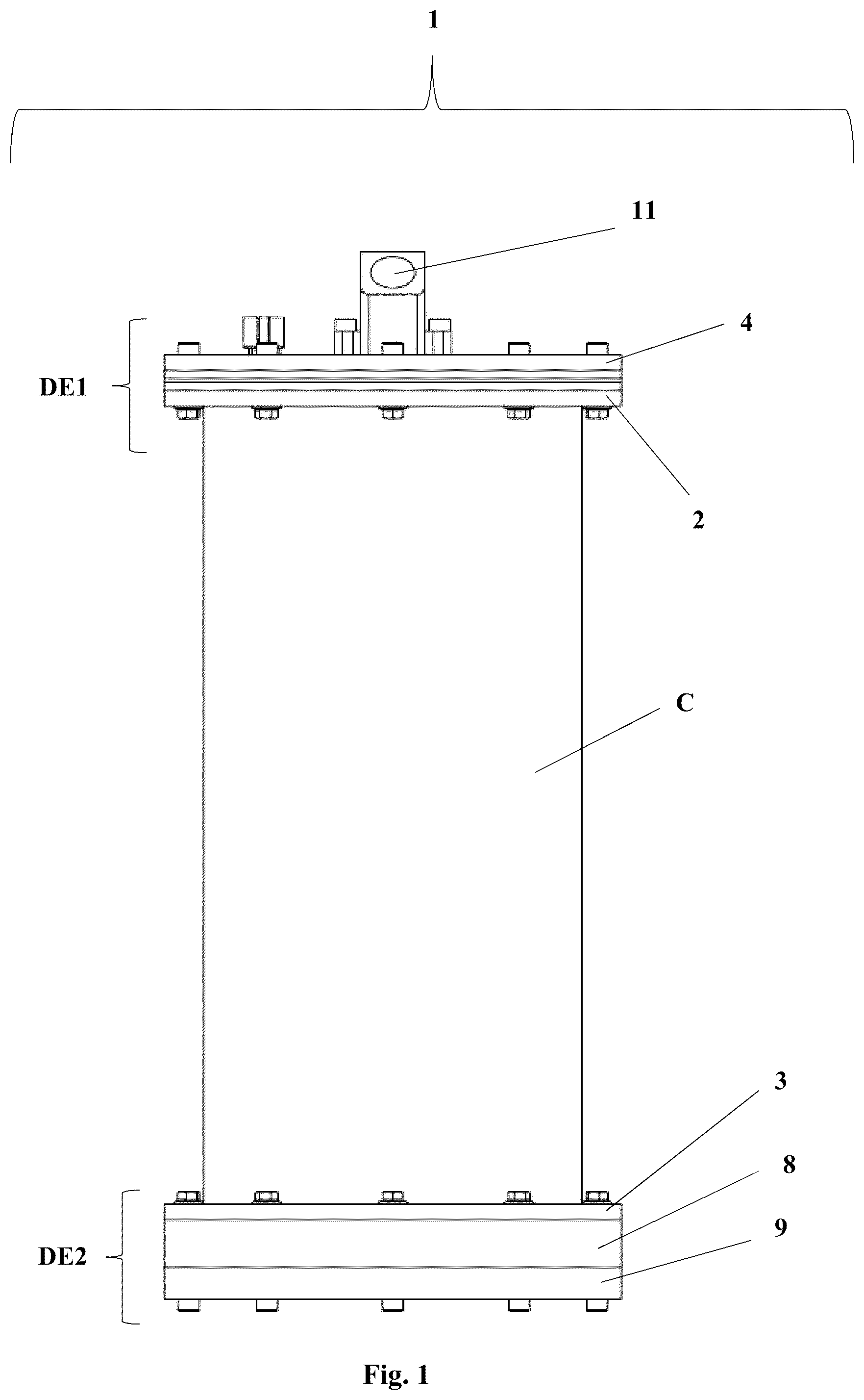 Patent US12303917 — Substance separator system driven by a submersible actuator — Figure 1