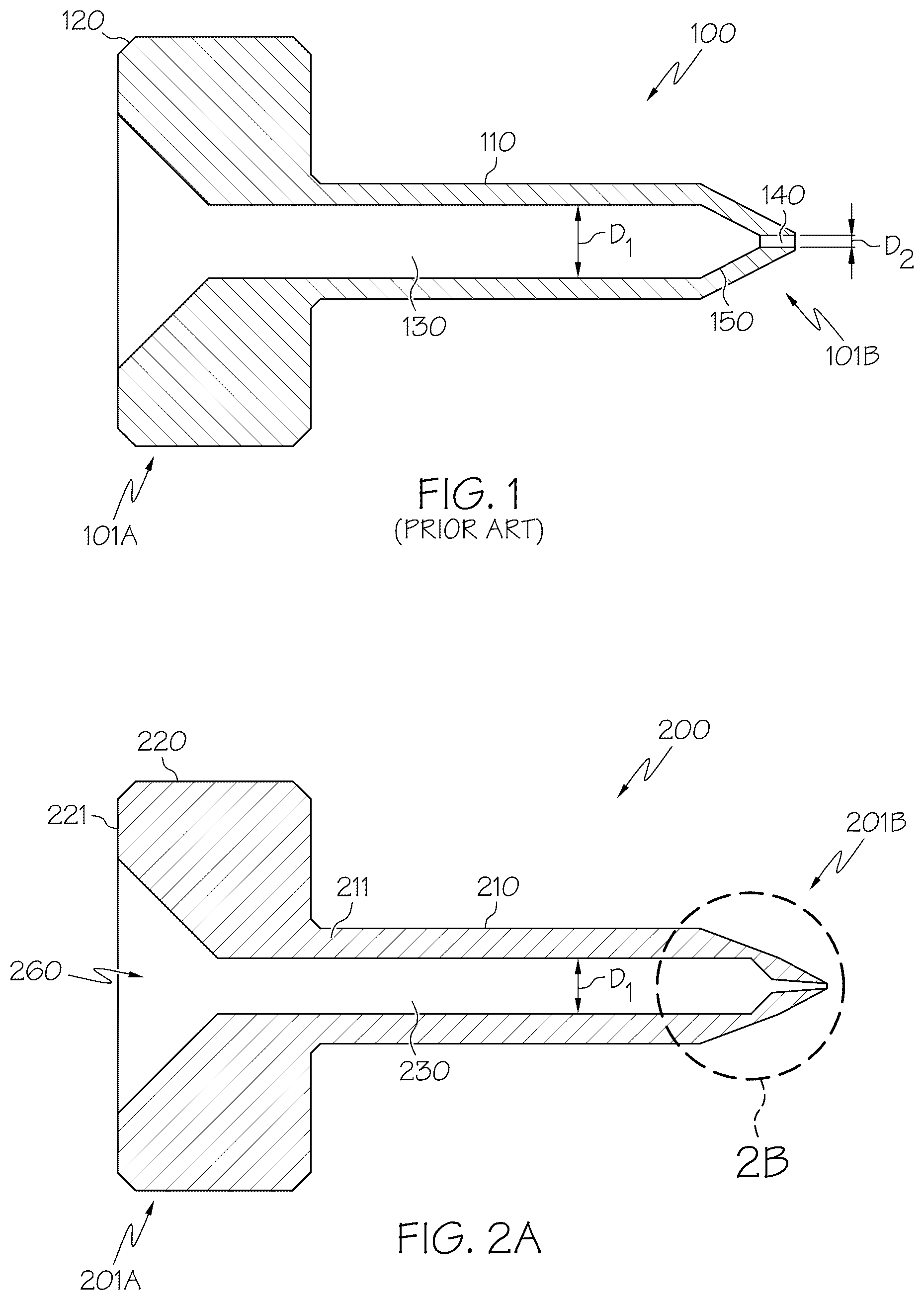 Patent US12303929 Figure 1 – Material dispense tips