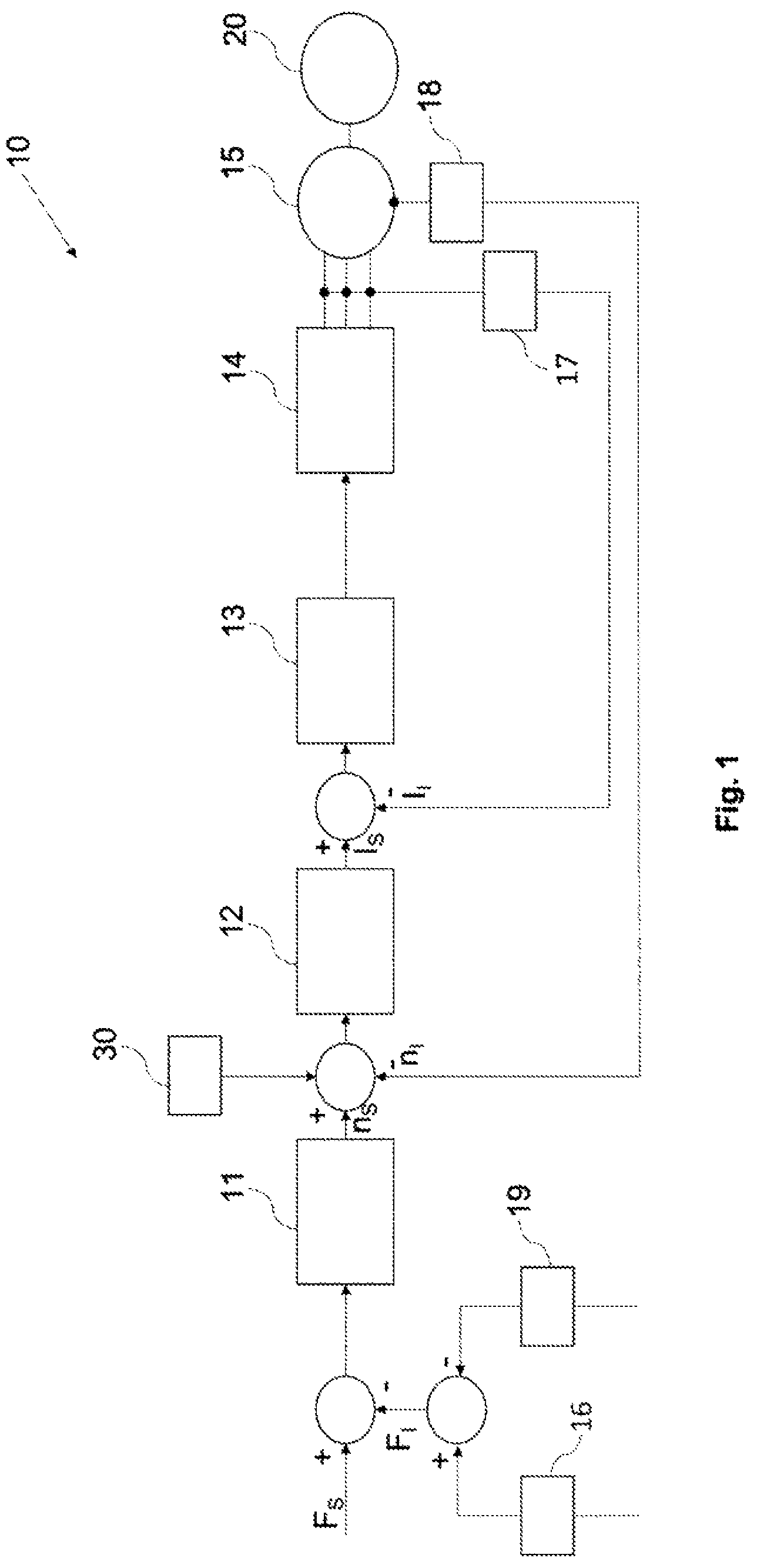 Patent US12303959 — Device and method for open-loop or closed-loop control of a movement of a die cushion of a die cushion press — Figure 1