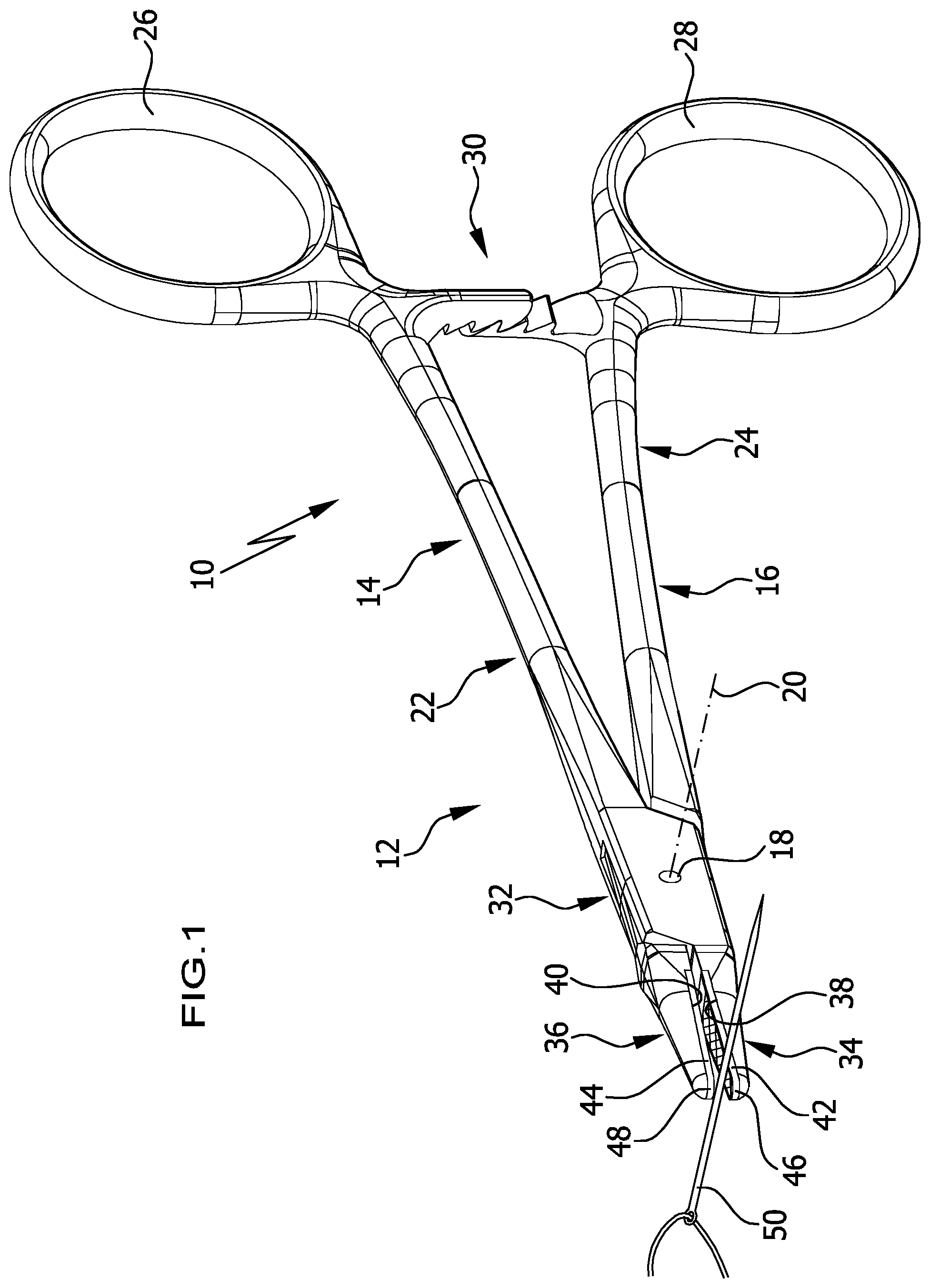 Patent US12303961 — Instrument pre-product and medical instrument — Figure 1