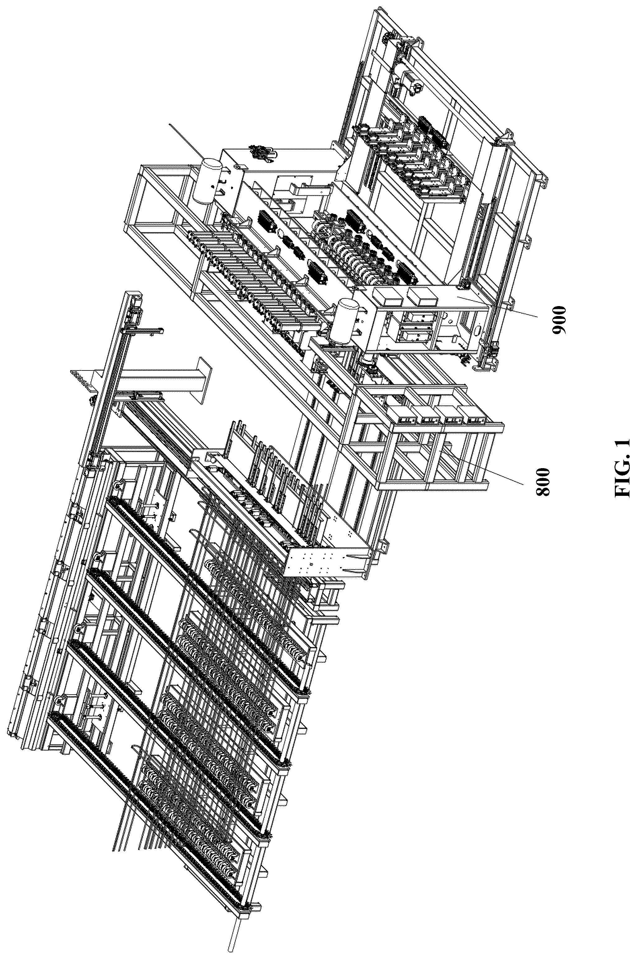 Patent US12303966 — Molding machines for flexible production of rebars of bottom, web, and top plates of precast small box girders and methods for using thereof — Figure 1