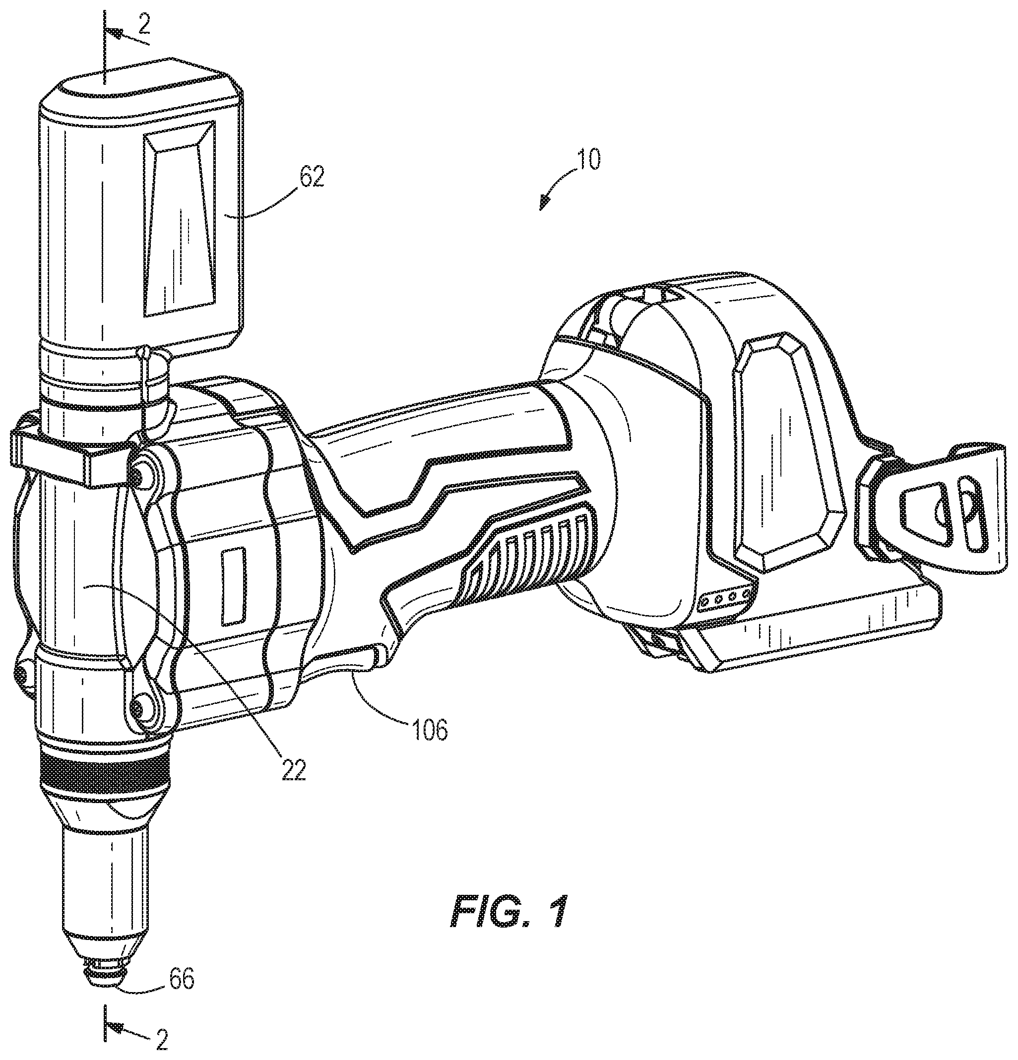 Patent US12303967 — Set of nosepieces for a rivet setting tool — Figure 1