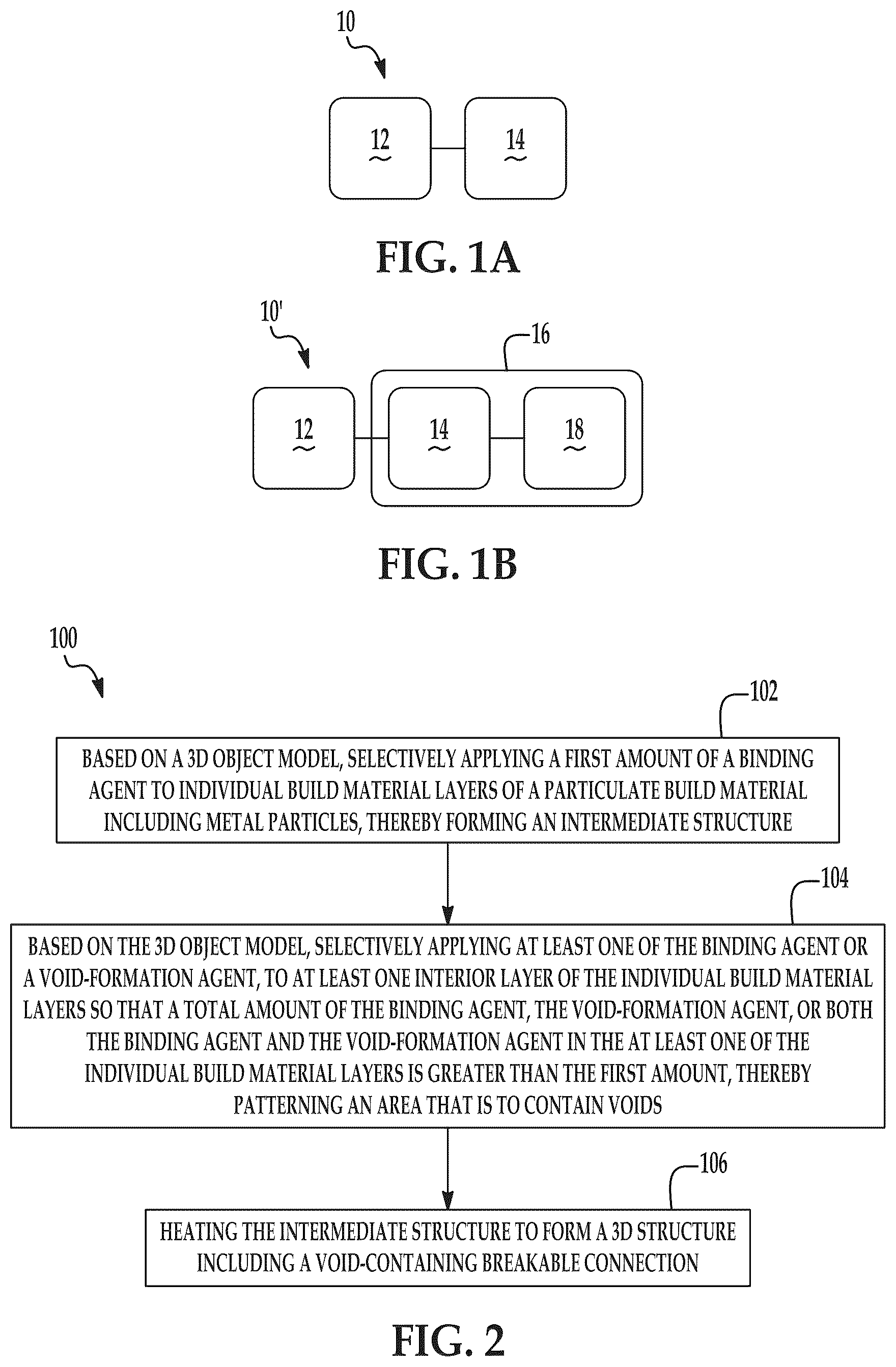 Patent US12303974 — Three-dimensional printing — Figure 1