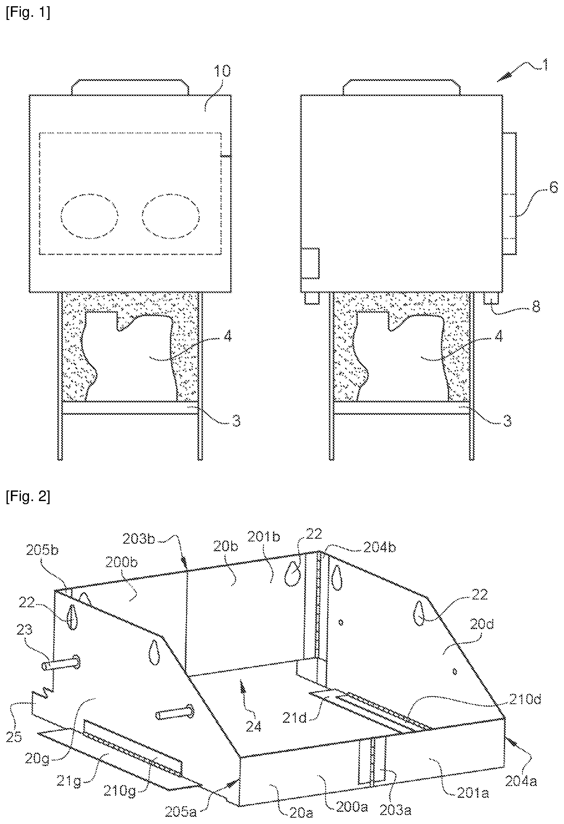 Patent US12303977 — Means for receiving powder in an additive manufacturing machine — Figure 1