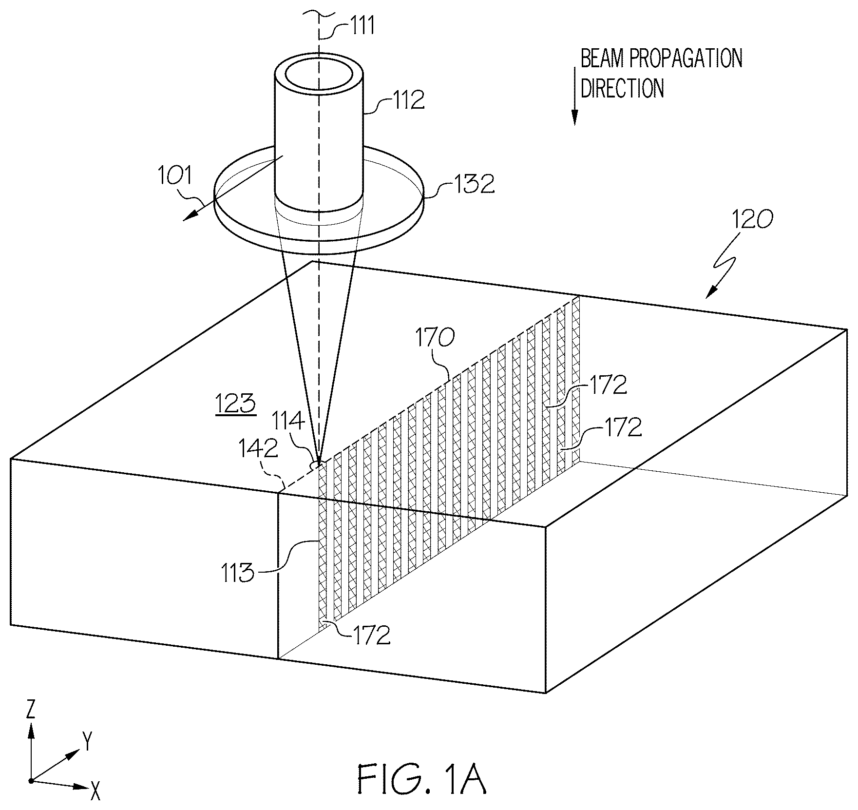 Patent US12304005 Figure 1 – Sacrificial layers to enable laser cutting of textured substrates