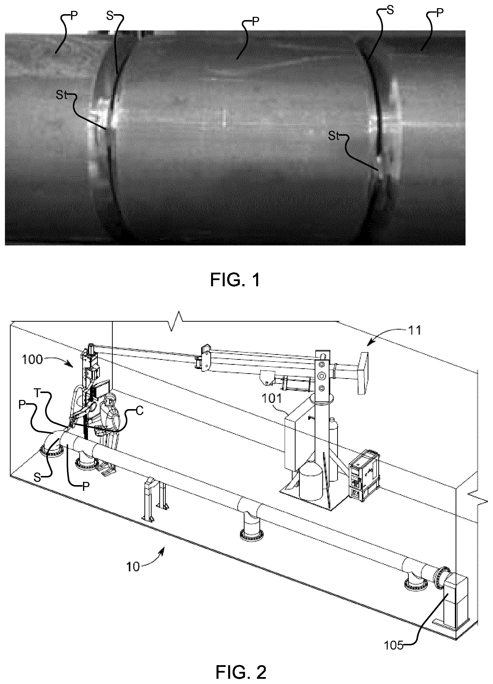 Patent US12304013 — Systems and methods for seam tracking in pipe welding — Figure 1