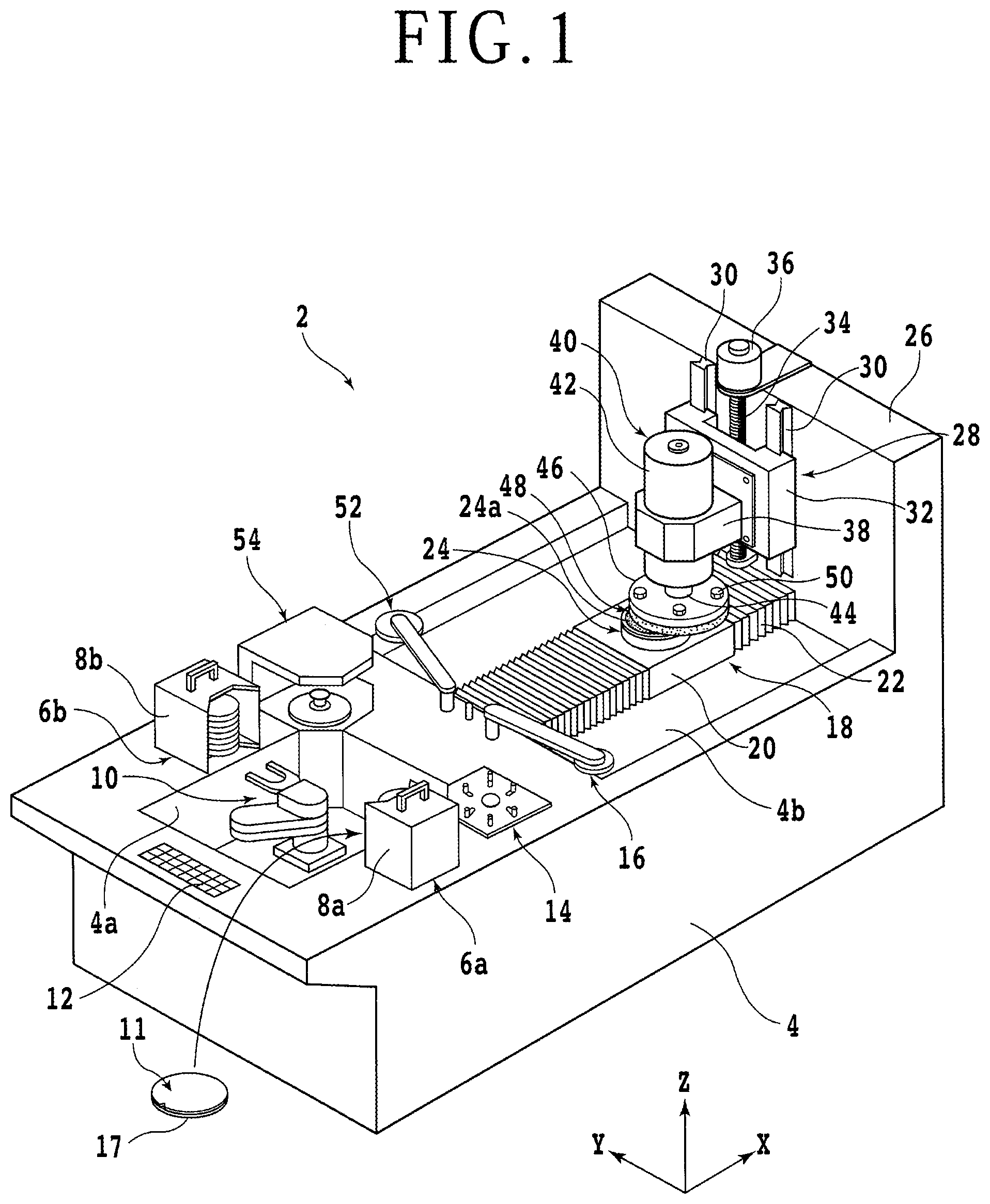 Patent US12304024 — Polishing tool — Figure 1