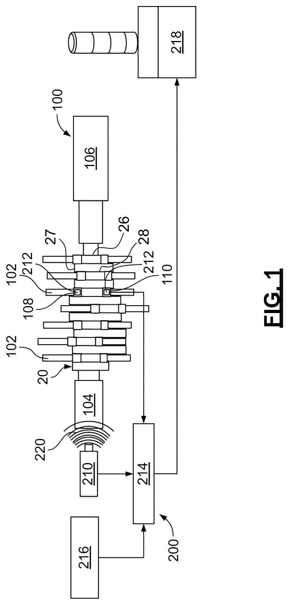 Patent US12304026 — Systems and methods for detecting contact during a process — Figure 1