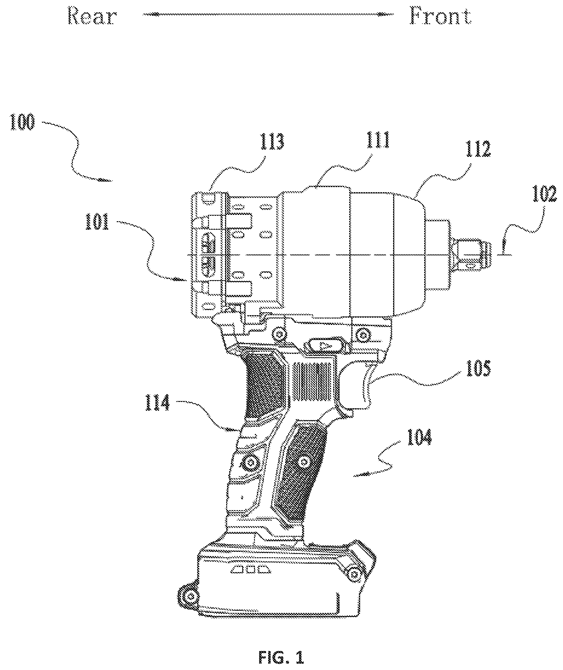 Patent US12304033 — Handheld power tool — Figure 1