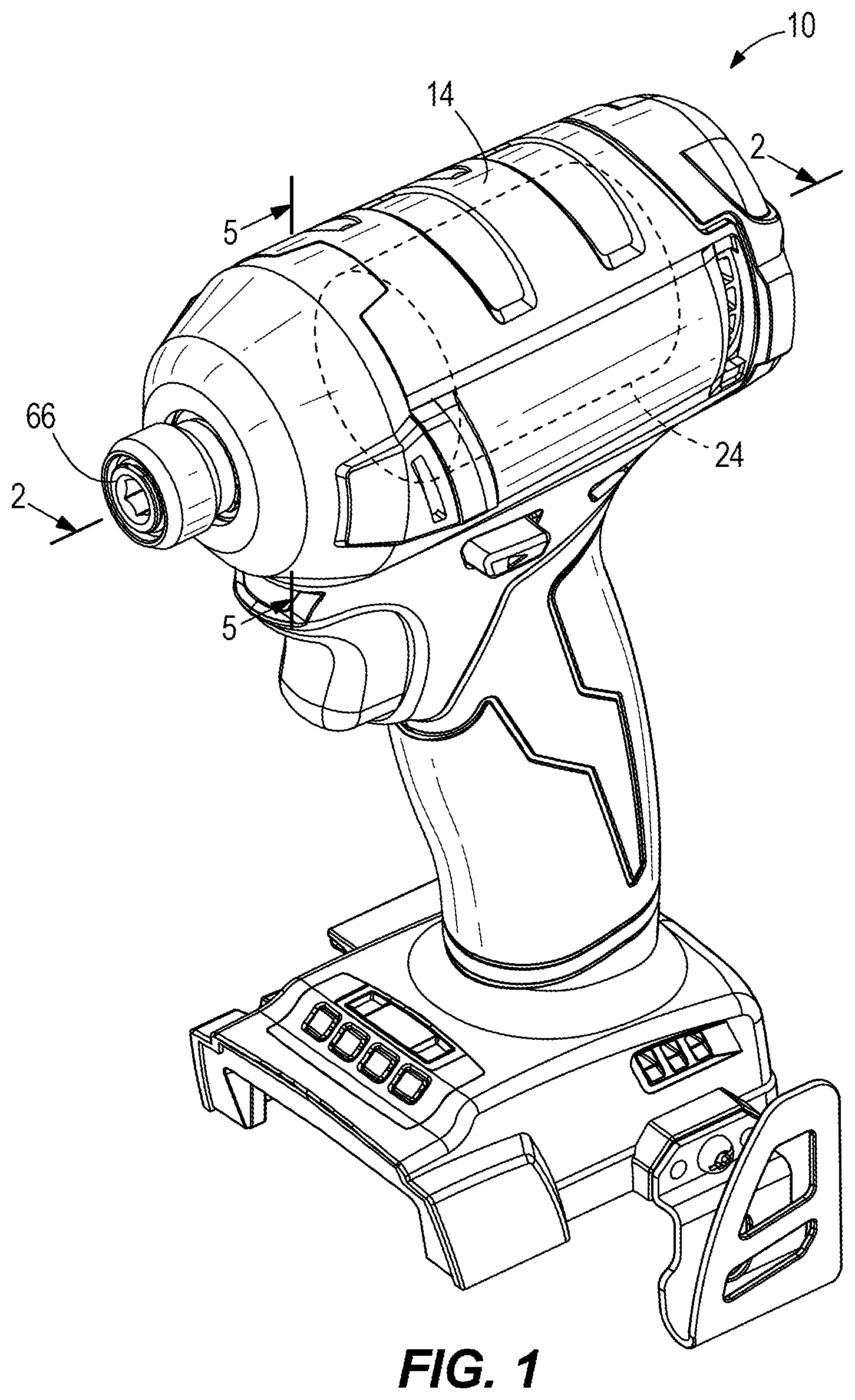 Patent US12304034 — Impact tool with collapsible member to compensate for thermal expansion — Figure 1