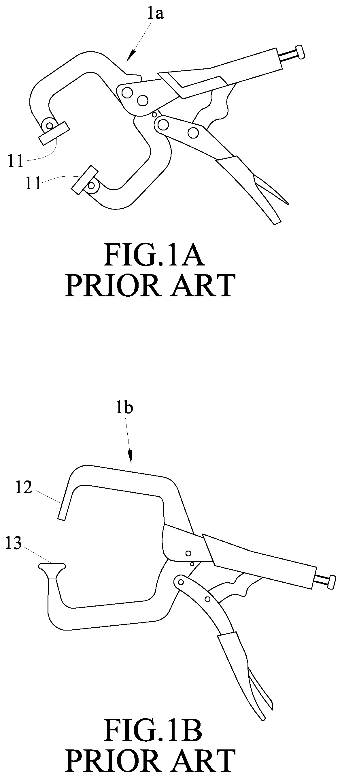 Patent US12304042 Figure 1 – Locking pliers