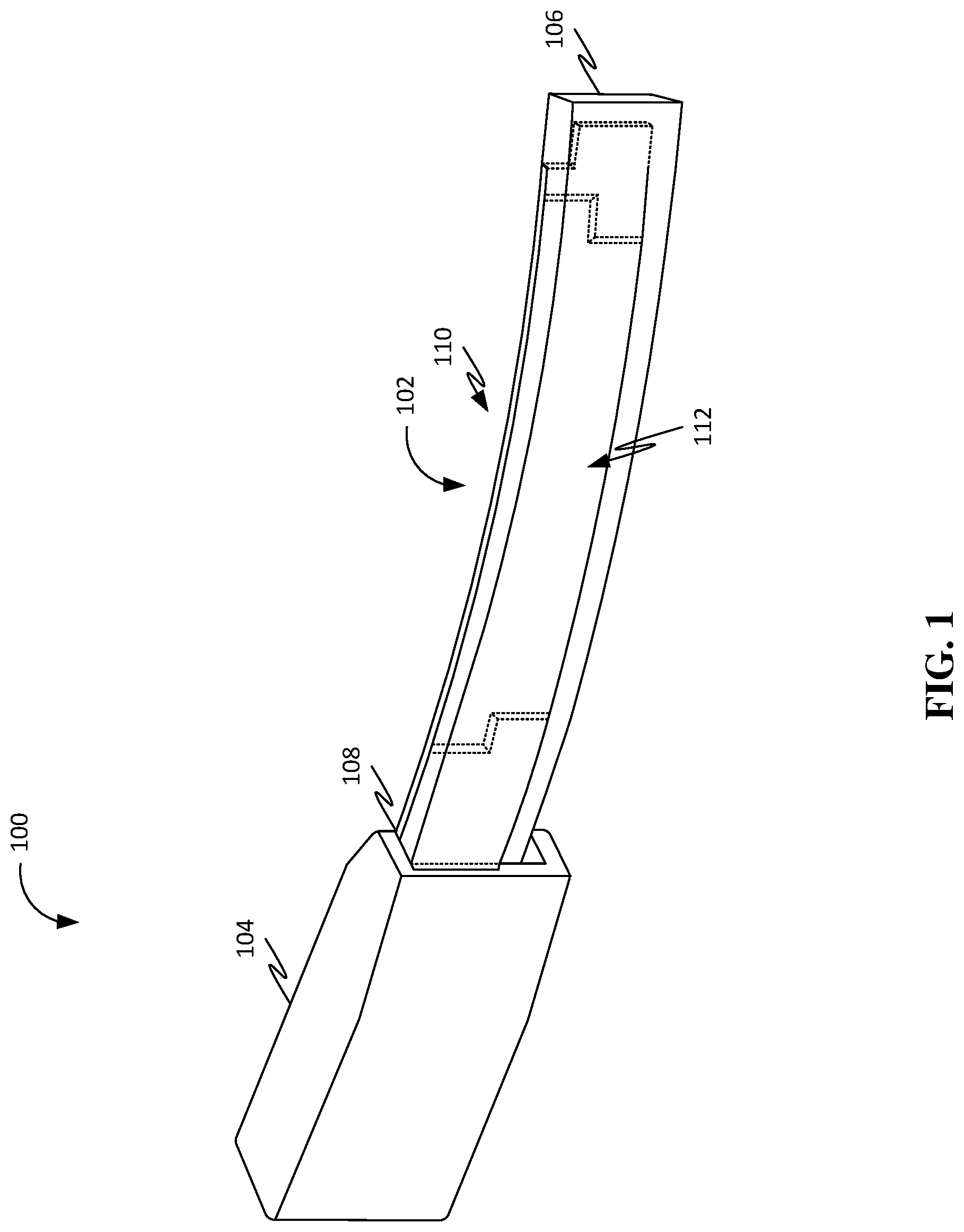 Patent US12304095 — Shaving implement — Figure 1