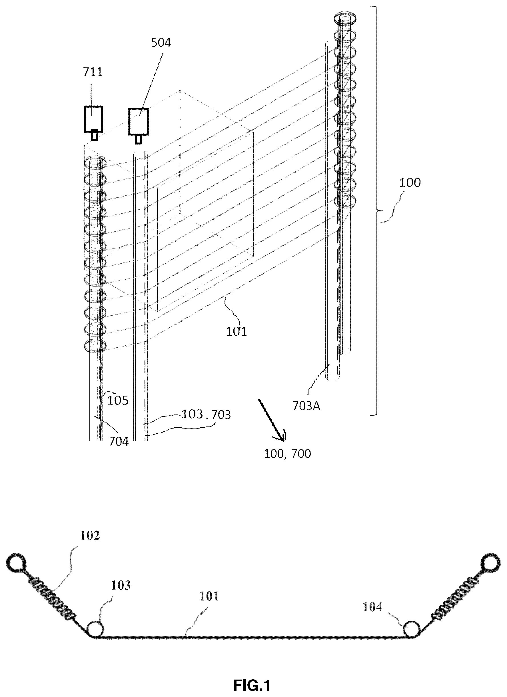 Patent US12304101 — Hotwire cutting machine — Figure 1