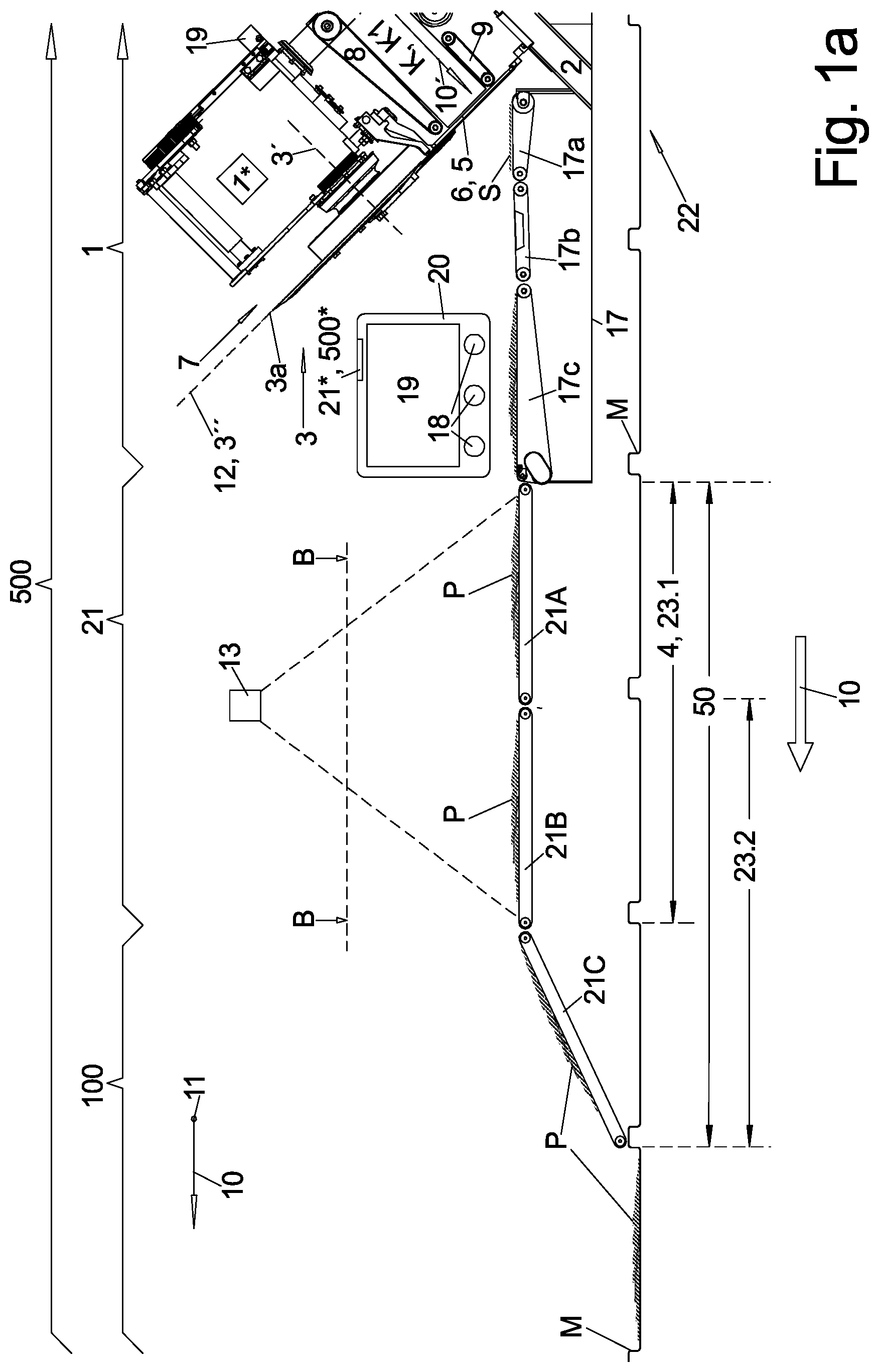 Patent US12304102 — Method for eliminating rejects and transport unit suitable therefor — Figure 1
