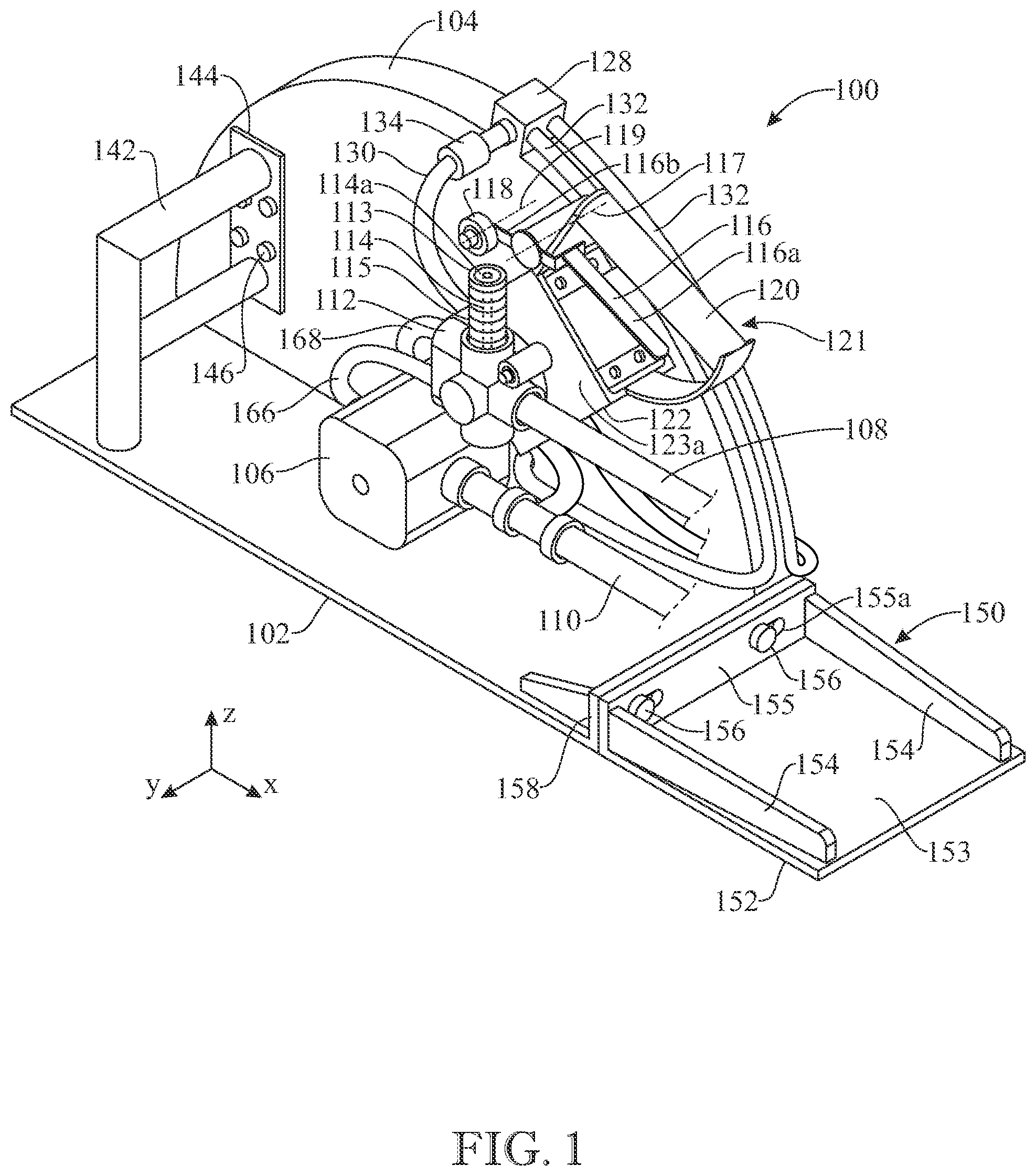 Patent US12304108 — Handheld hydraulic-powered concrete-cutting handsaw — Figure 1
