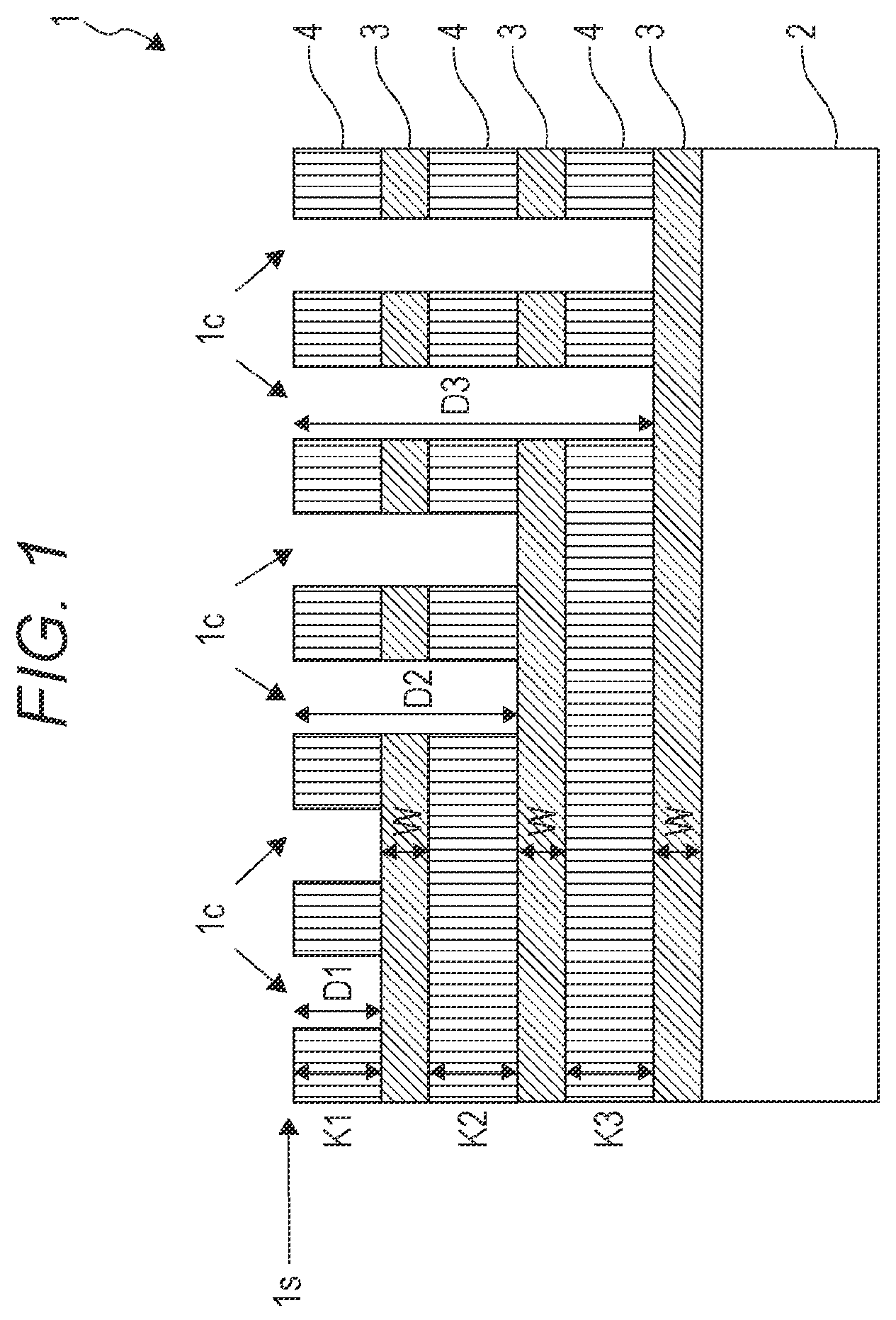 Patent US12304114 — Method for manufacturing imprint mold, imprint mold, mold blank, and method for manufacturing optical element — Figure 1
