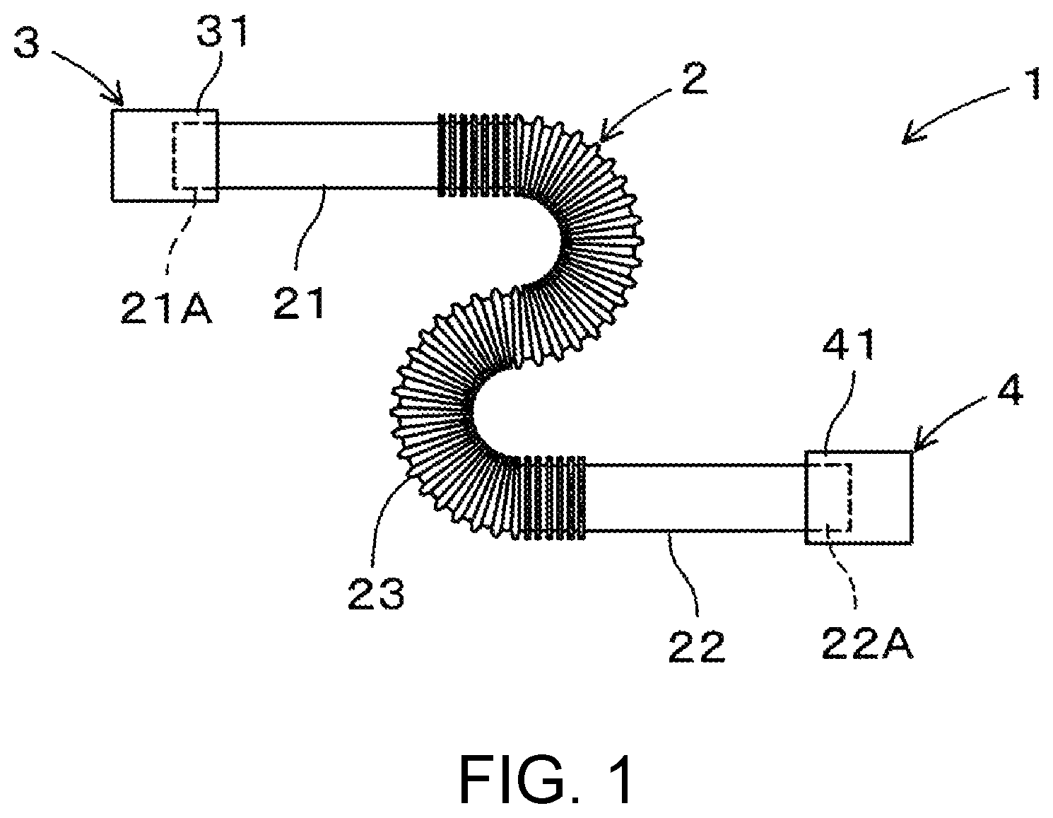 Patent US12304134 — Method for manufacturing connector-integrated resin tube — Figure 1