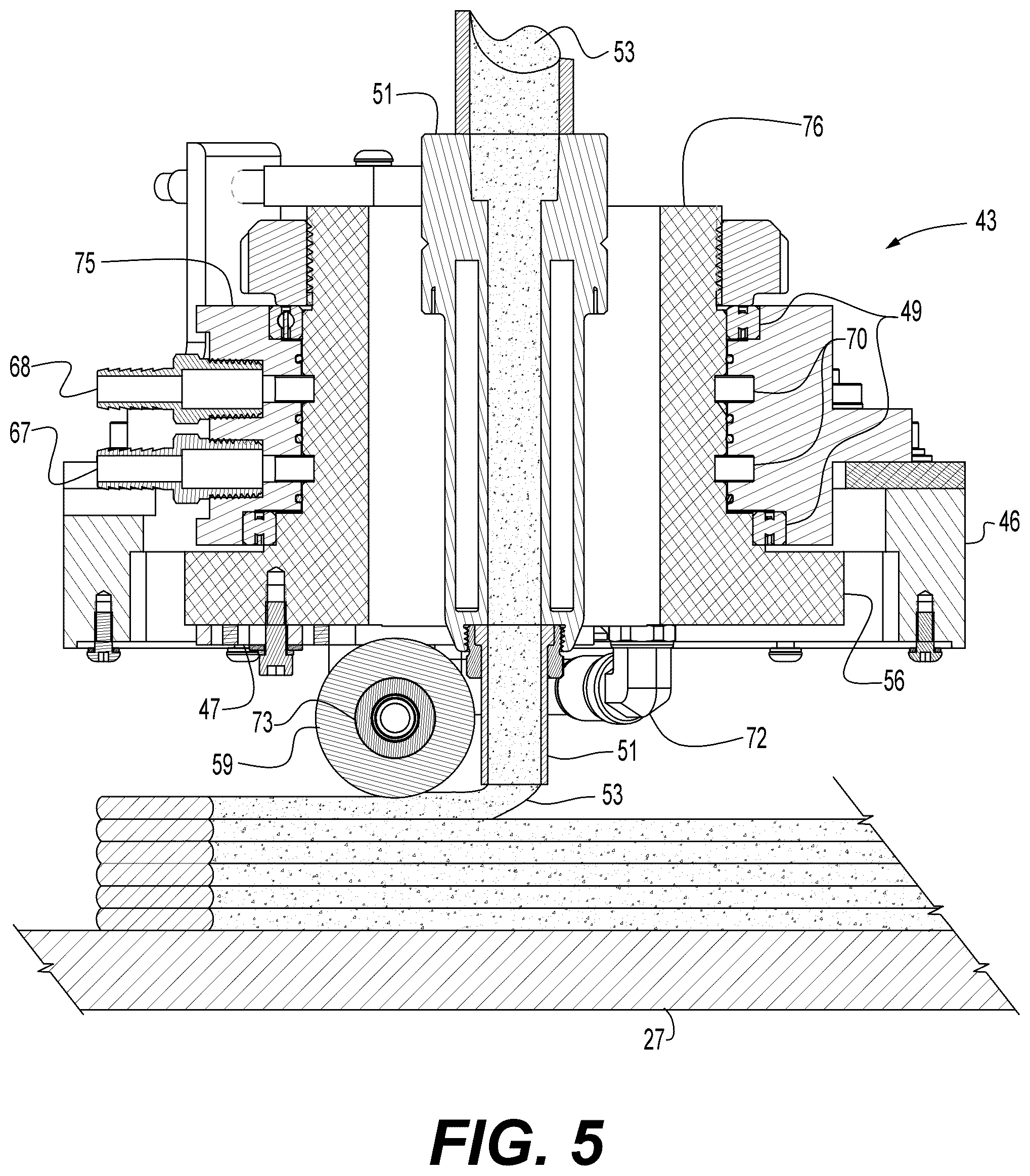 Patent US12304141 Figure 5 – Near net shape additive manufacturing system