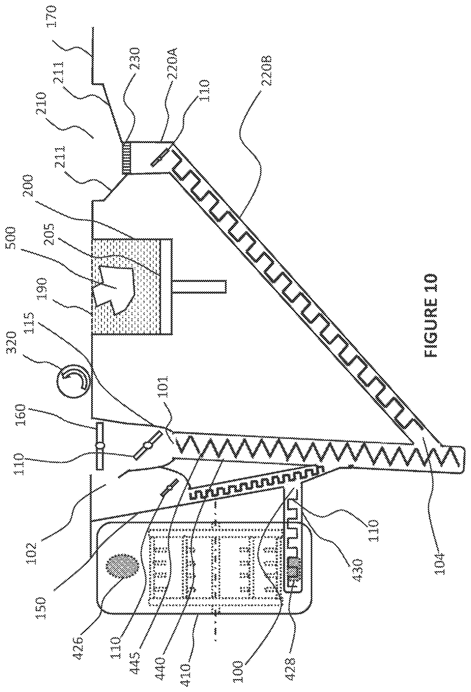 Patent US12304146 Figure 10 – Apparatus for the manufacture of three-dimensional objects
