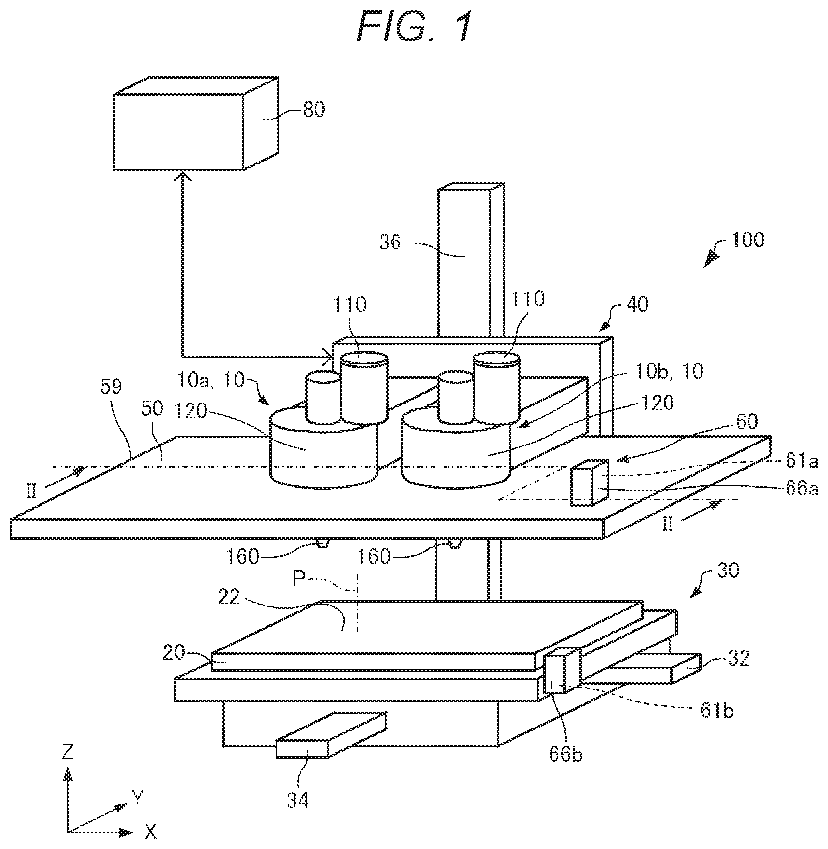 Patent US12304150 — Three-dimensional molding device — Figure 1