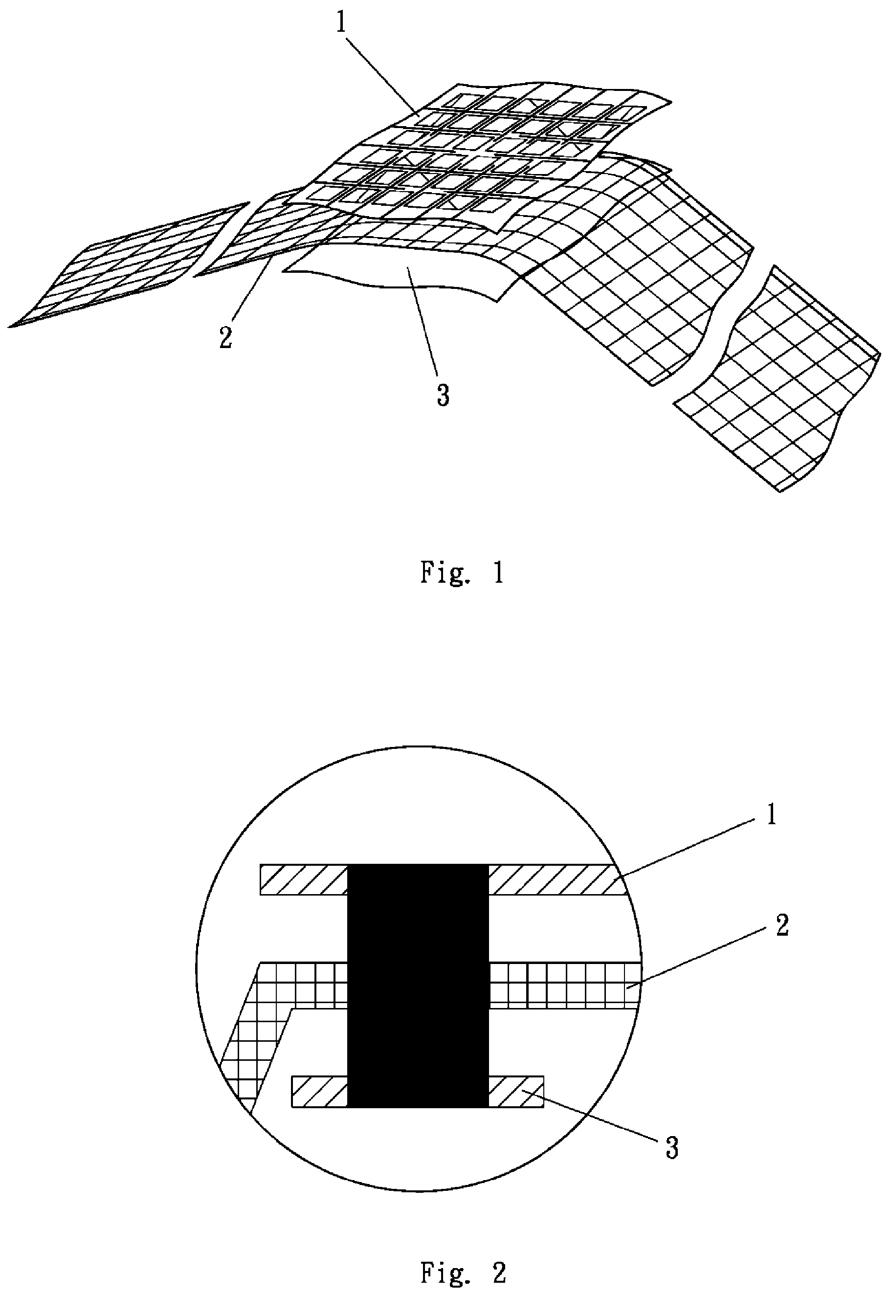Patent US12304155 — Fusion structure, inflatable product having the fusion structure, manufacturing method thereof, and rapidly produced inflatable product having covering layer simultaneously positioned with inflatable body — Figure 1