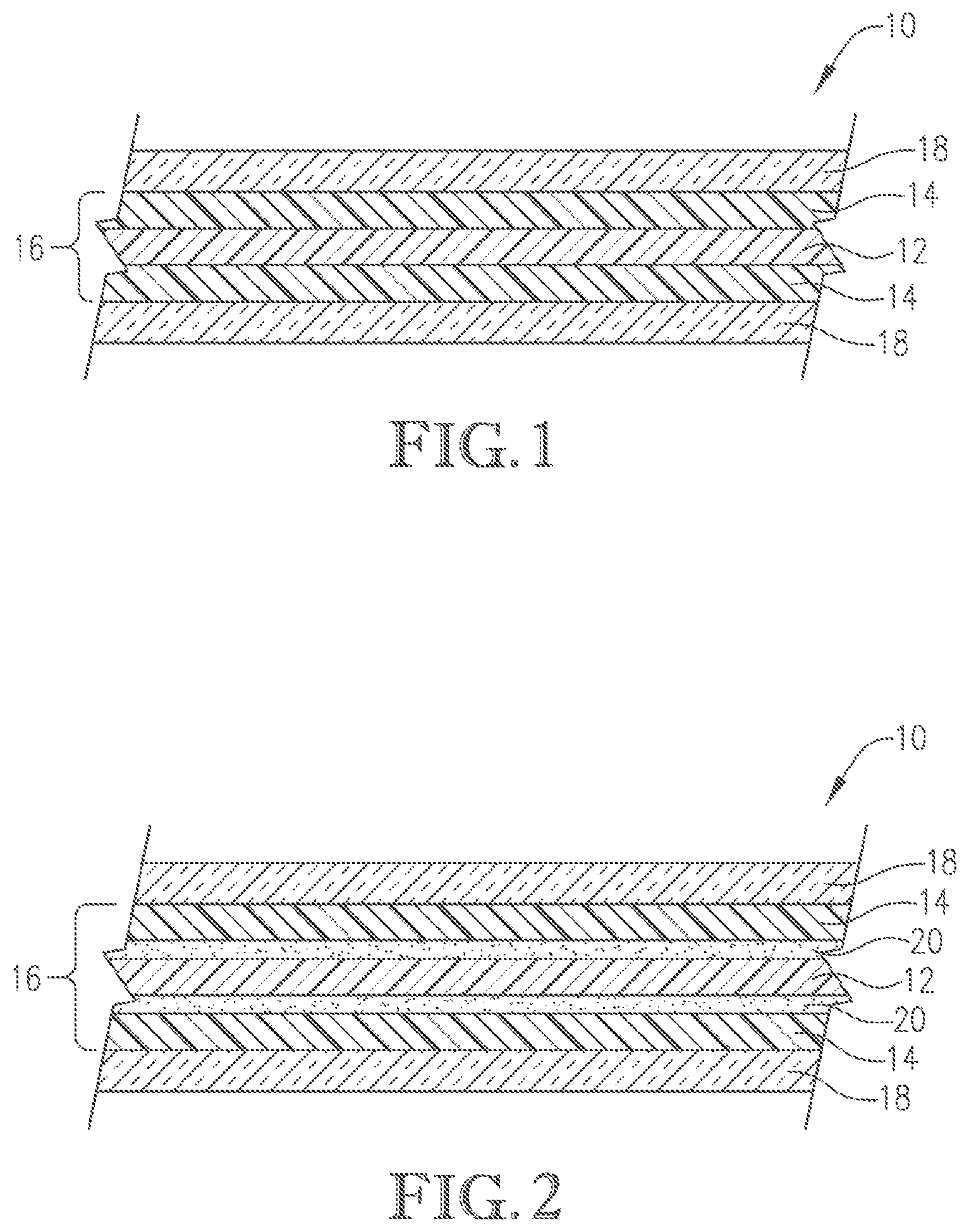 Patent US12304175 — Polymer coating layers for use with holographic optical elements — Figure 1
