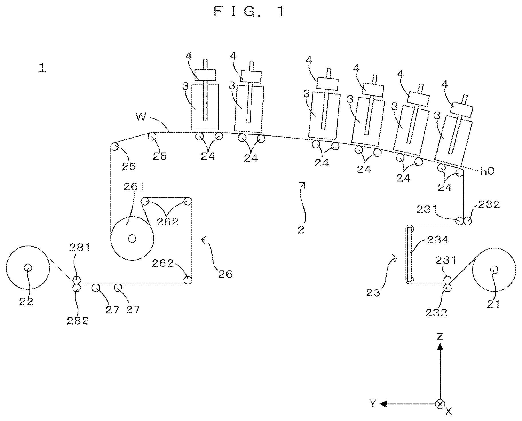 Patent US12304207 — Printing apparatus and ink discharge head maintenance method — Figure 1