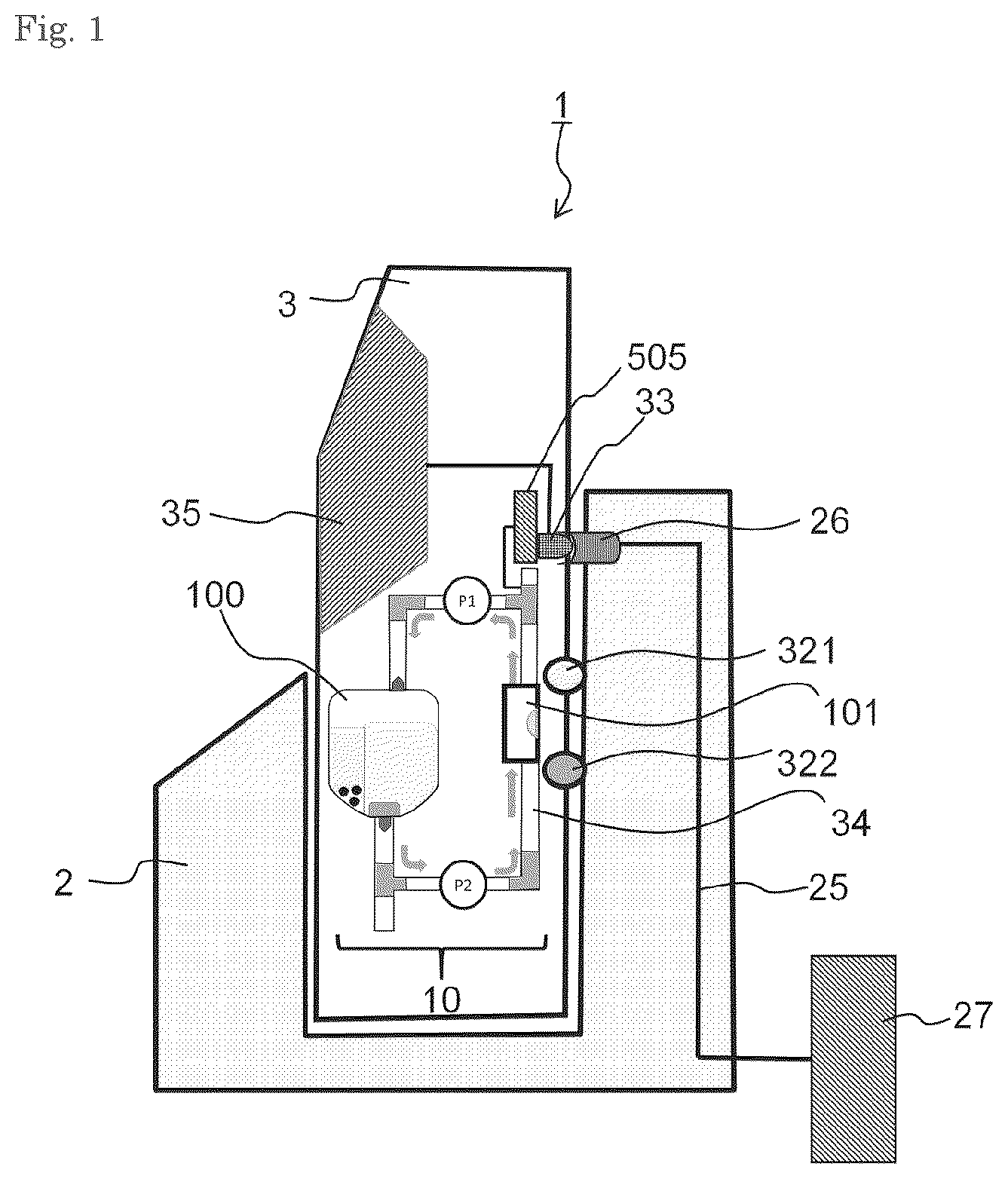 Patent US12304208 — Cosmetic handy inkjet printer — Figure 1
